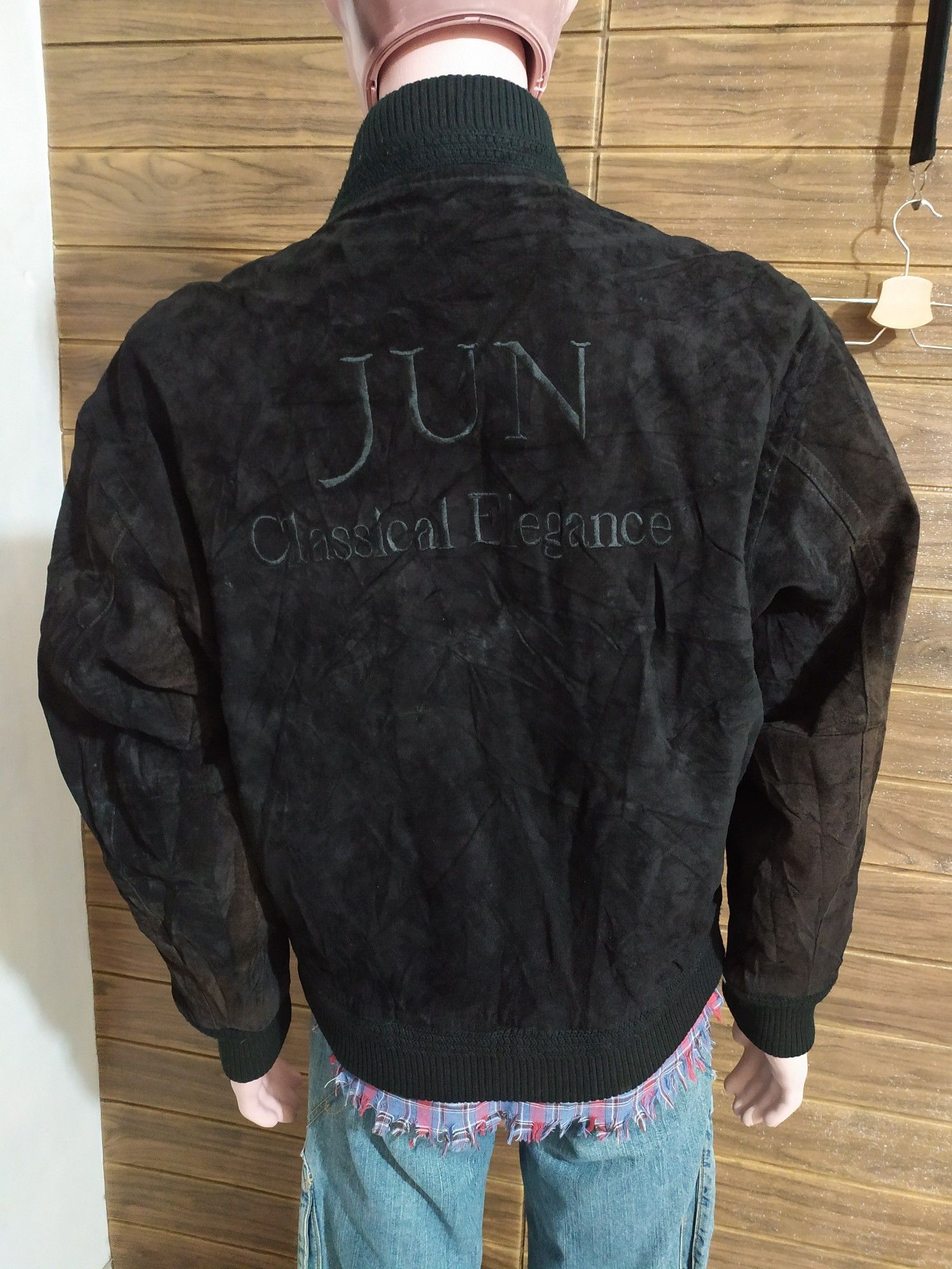 Japanese Brand 🔥Jun Men Japan Suede Bomber Jacket Size US M / EU 48-50 / 2 - 14 Thumbnail