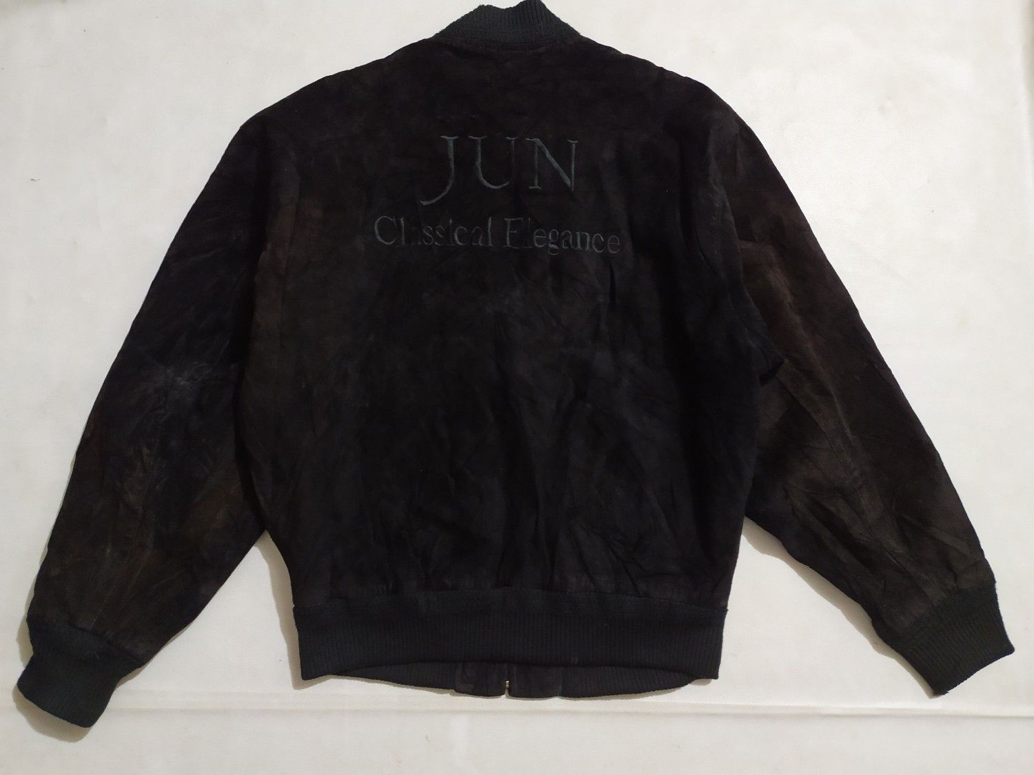 Japanese Brand 🔥Jun Men Japan Suede Bomber Jacket Size US M / EU 48-50 / 2 - 1 Thumbnail