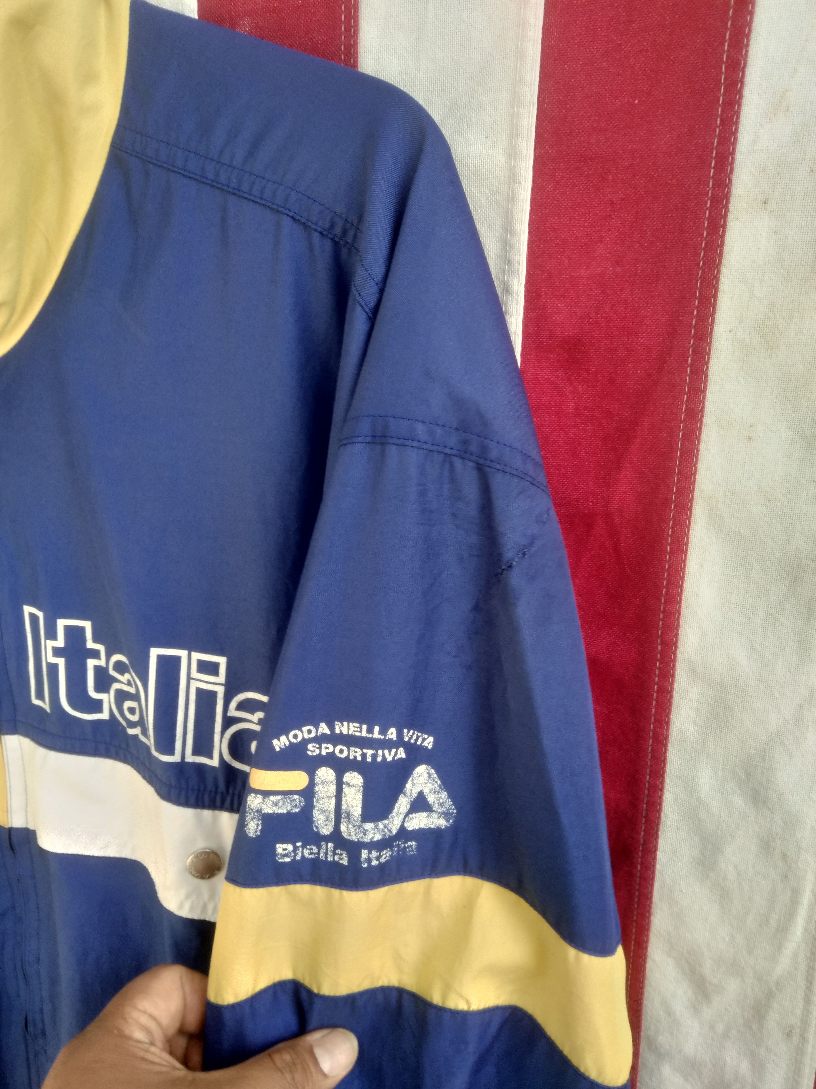 Fila × Sports Specialties FILA ITALIA SPELL OUT LIGHT JACKET Size US L / EU 52-54 / 3 - 6 Thumbnail
