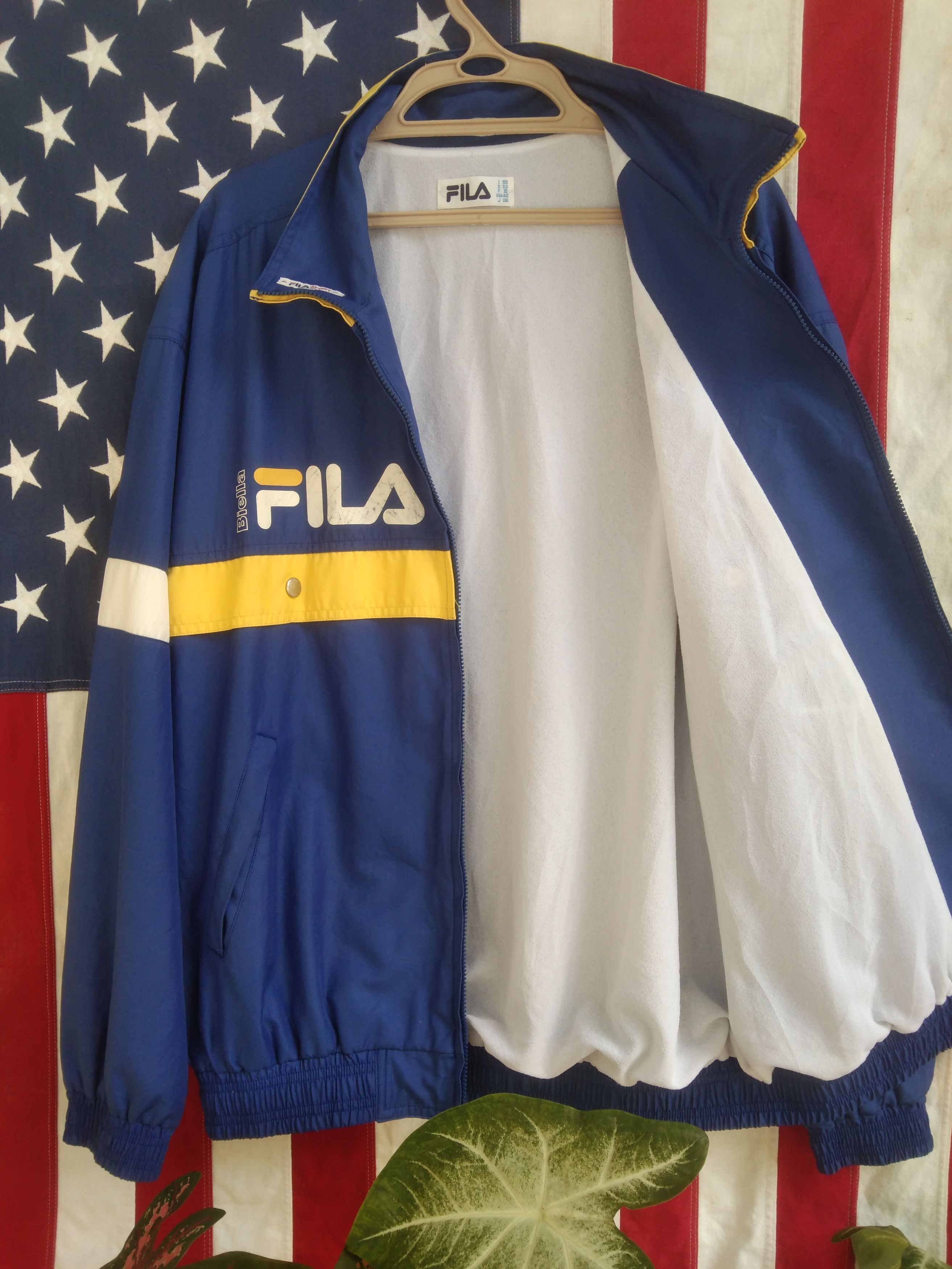 Fila × Sports Specialties FILA ITALIA SPELL OUT LIGHT JACKET Size US L / EU 52-54 / 3 - 3 Thumbnail