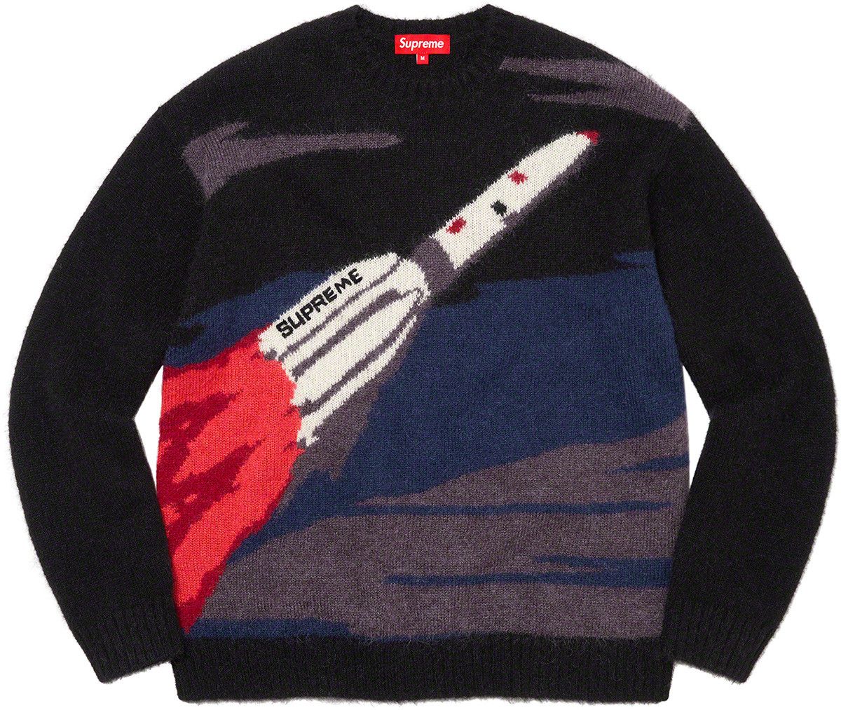 Supreme Supreme Rocket Sweater Black Medium M Mohair Knit NEW Fall Size US M / EU 48-50 / 2 - 10 Thumbnail