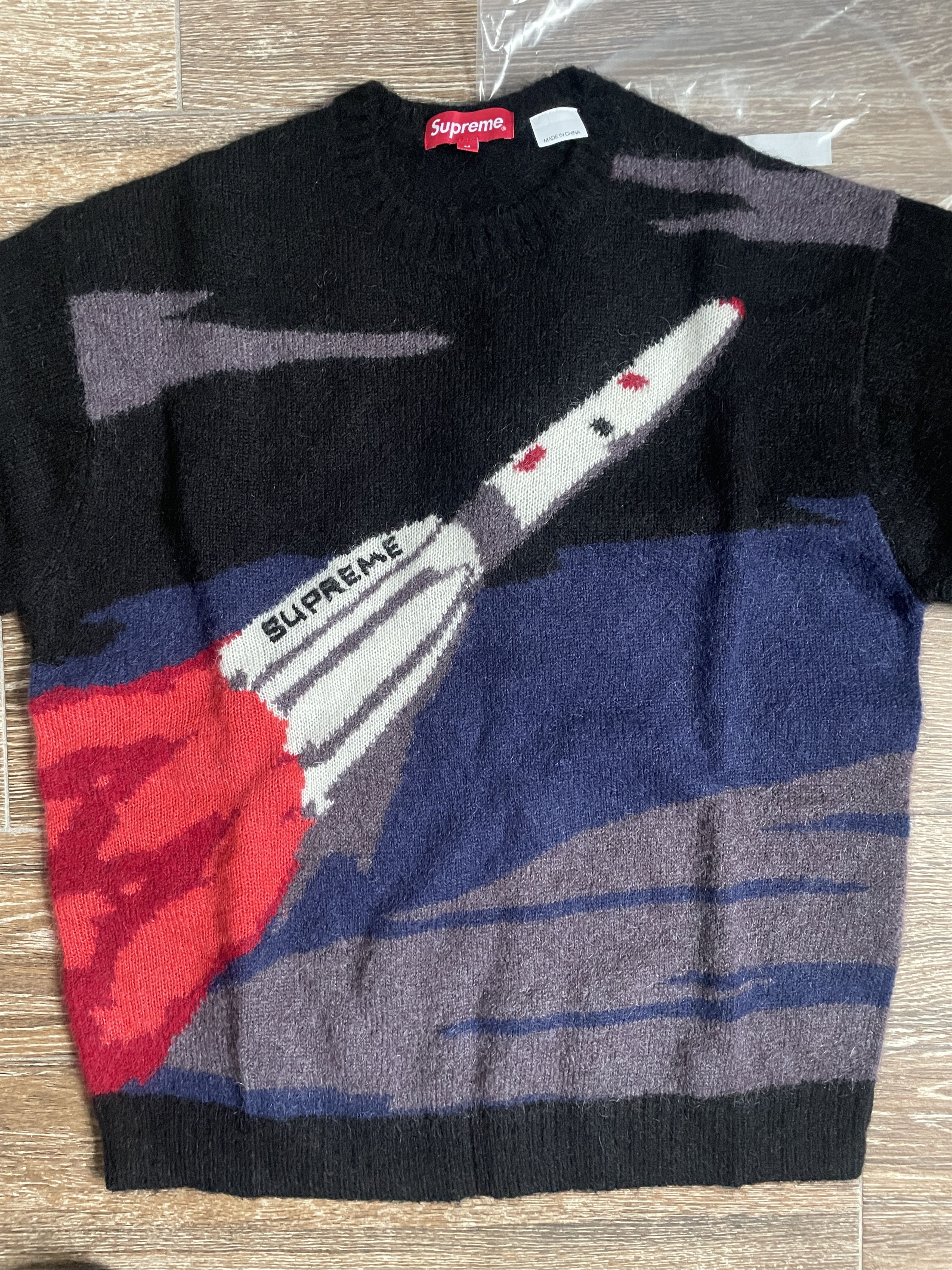 Supreme Supreme Rocket Sweater Black Medium M Mohair Knit NEW Fall Size US M / EU 48-50 / 2 - 2 Thumbnail