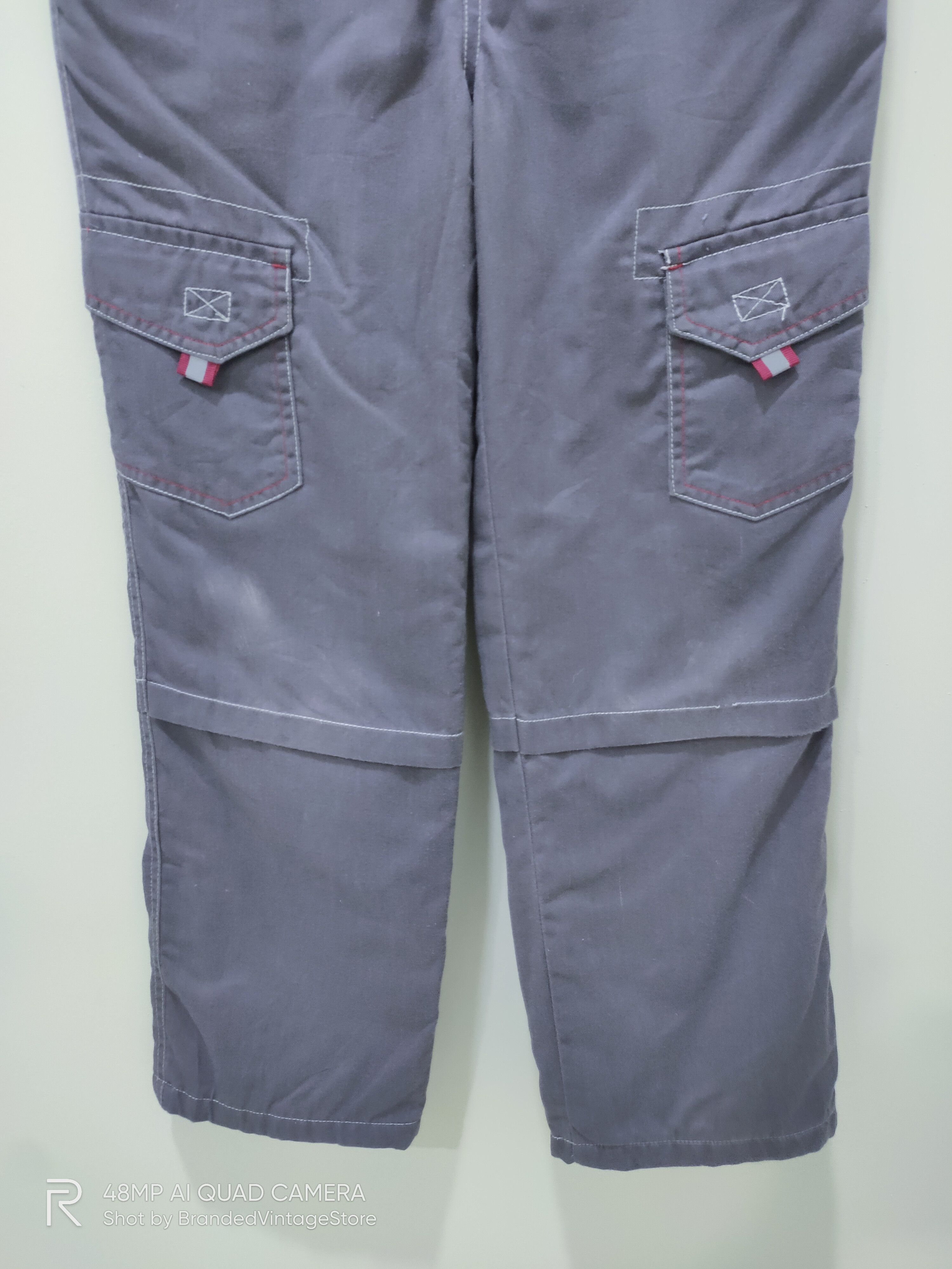Japanese Brand JAPANESE Kids Multipocket Tactical Streetwear Cargo Pants Size US 27 - 4 Thumbnail