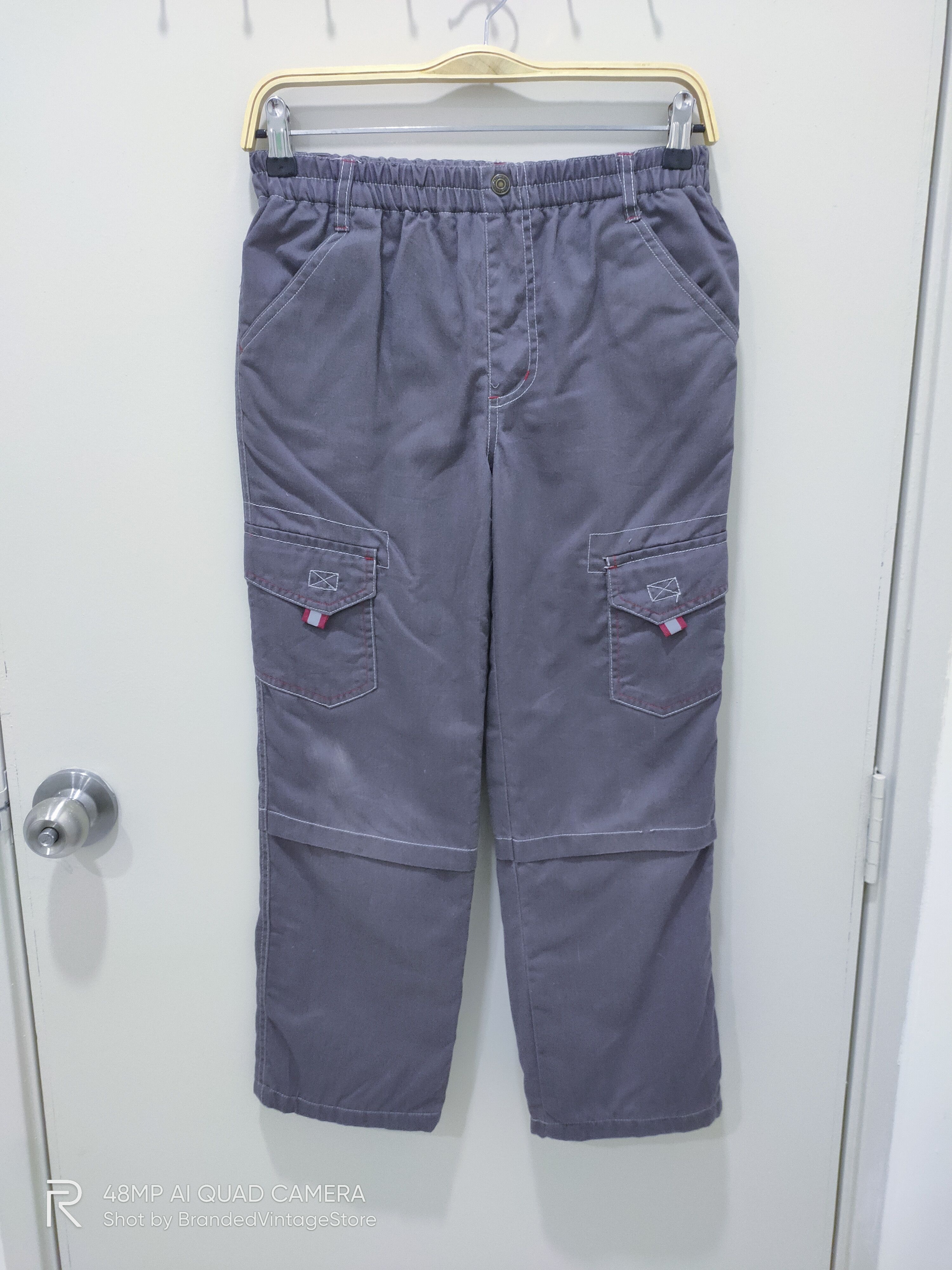 Japanese Brand JAPANESE Kids Multipocket Tactical Streetwear Cargo Pants Size US 27 - 1 Thumbnail