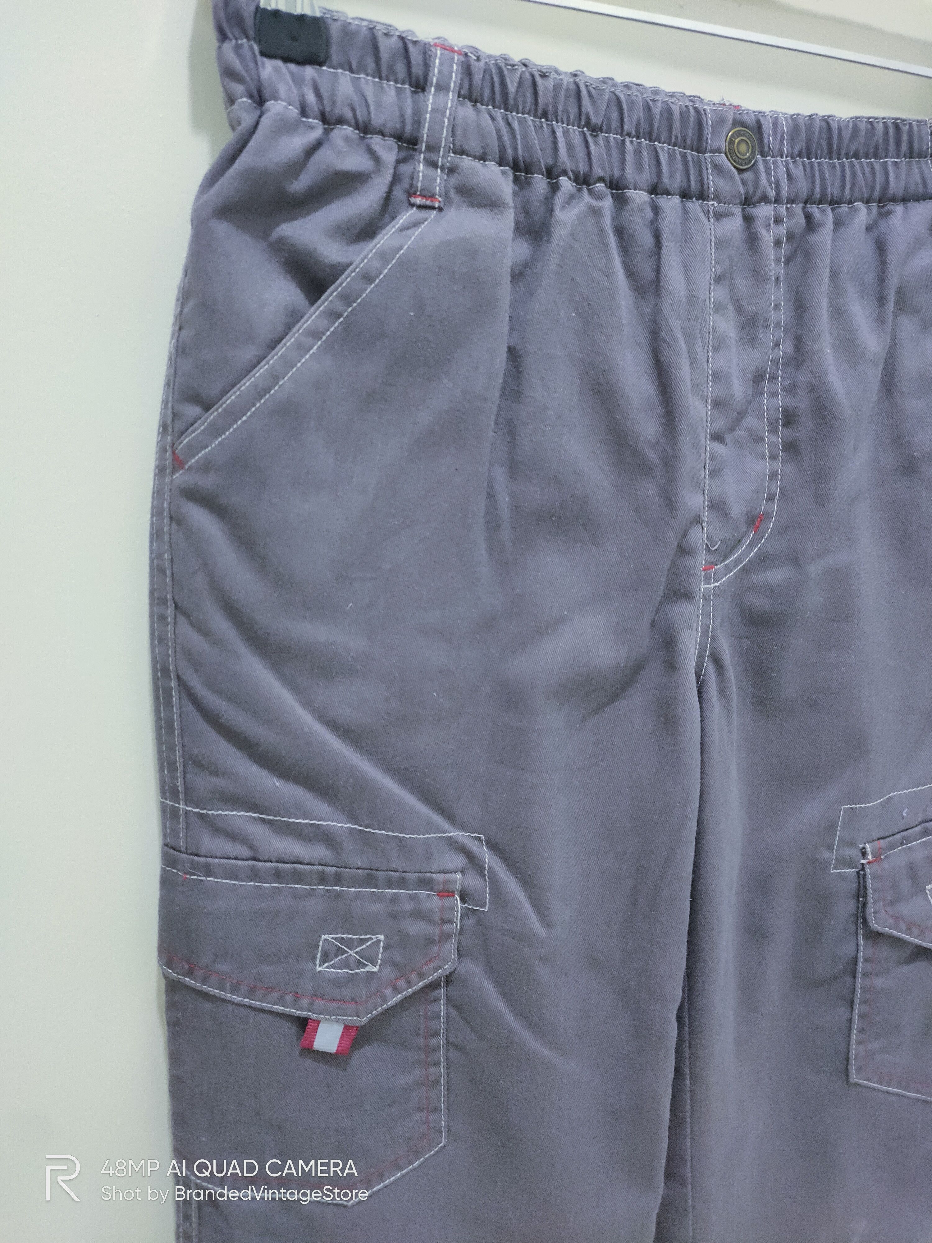 Japanese Brand JAPANESE Kids Multipocket Tactical Streetwear Cargo Pants Size US 27 - 5 Thumbnail