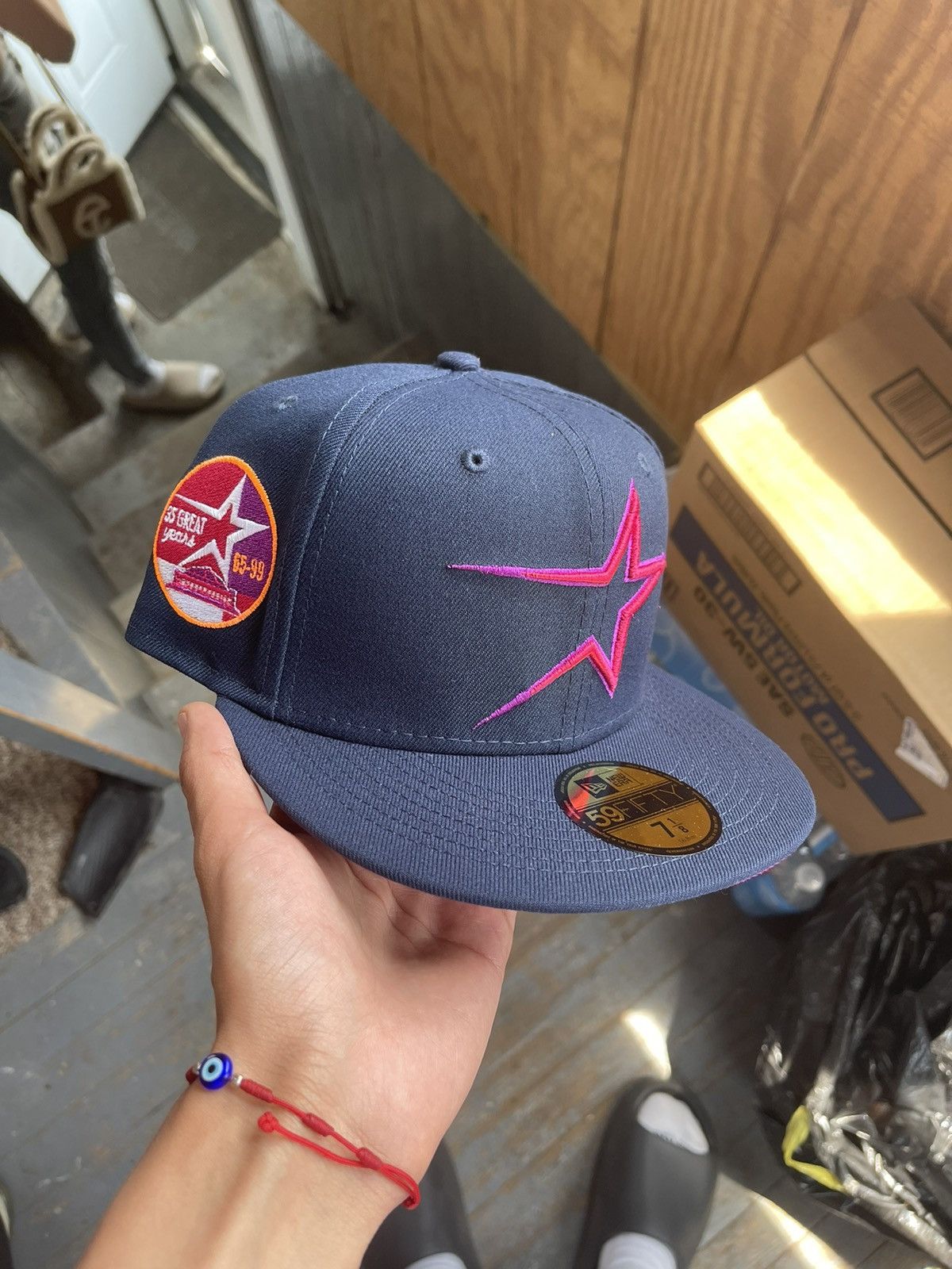New Era houston astros capanova exclusive purple uv size 7 1/8 Size ONE SIZE - 1 Thumbnail