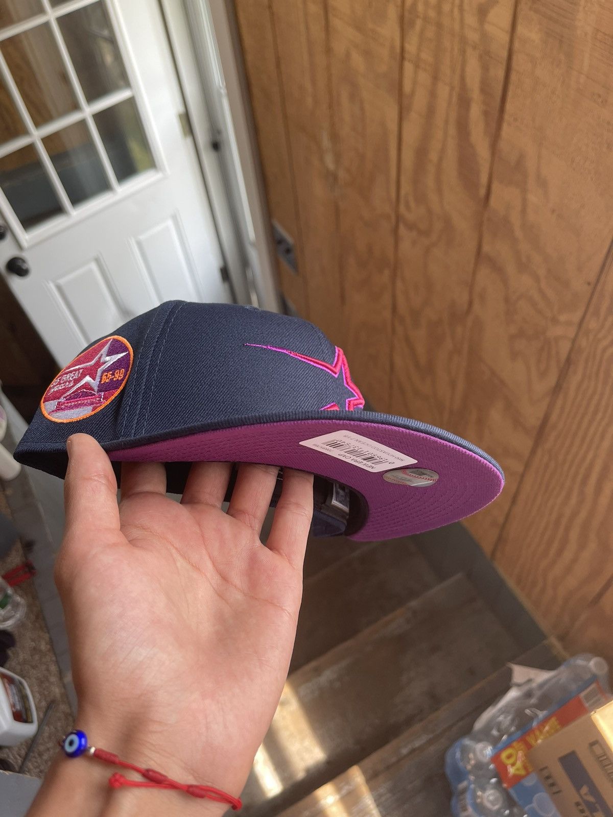 New Era houston astros capanova exclusive purple uv size 7 1/8 Size ONE SIZE - 3 Thumbnail