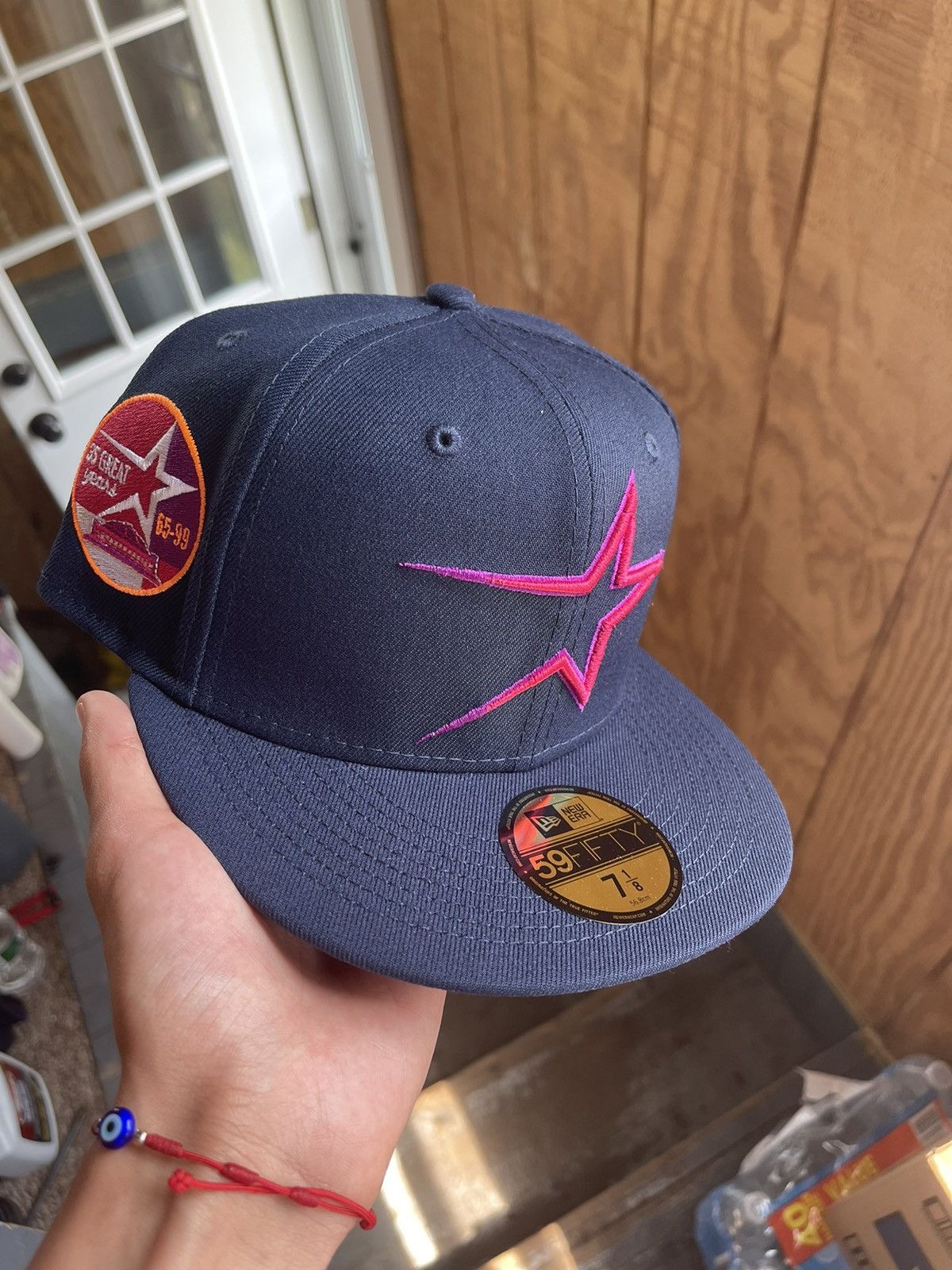New Era houston astros capanova exclusive purple uv size 7 1/8 Size ONE SIZE - 2 Thumbnail