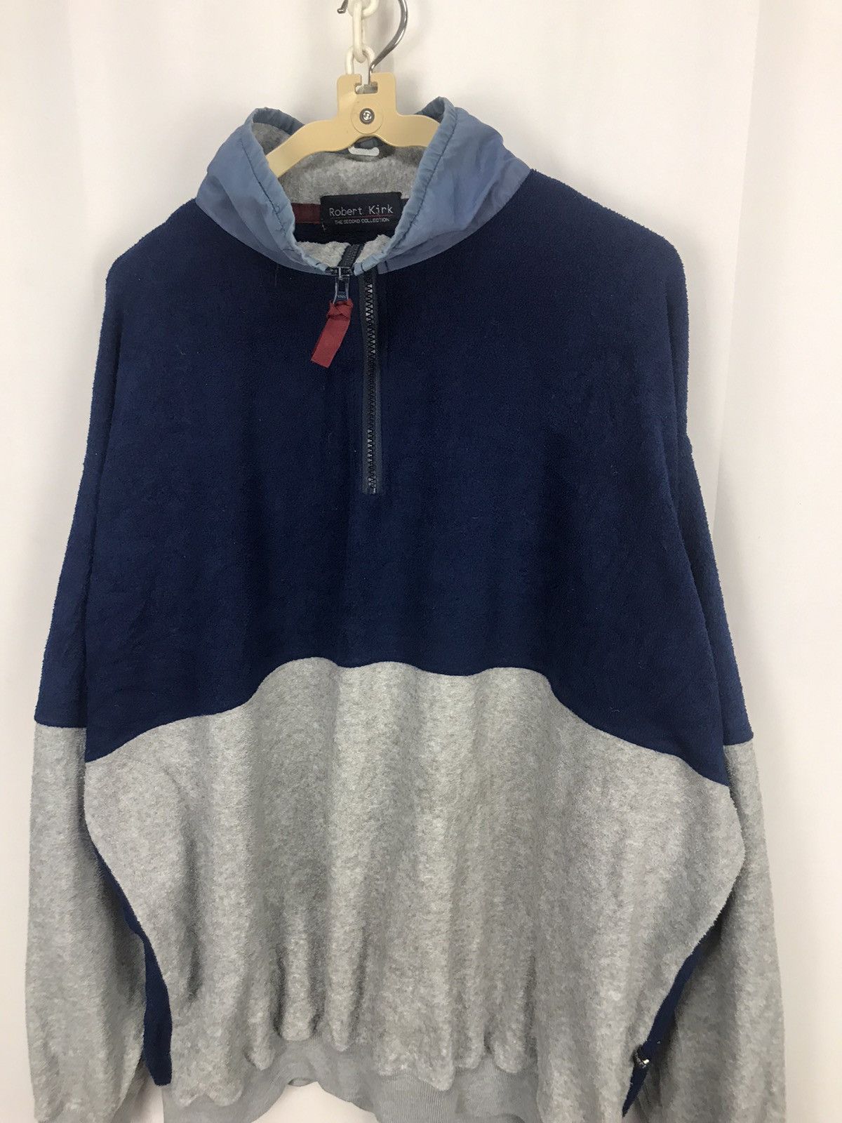 Japanese Brand × Vintage Vintage Robert kirk half zipper beggie sweatshirt Size US XL / EU 56 / 4 - 4 Thumbnail