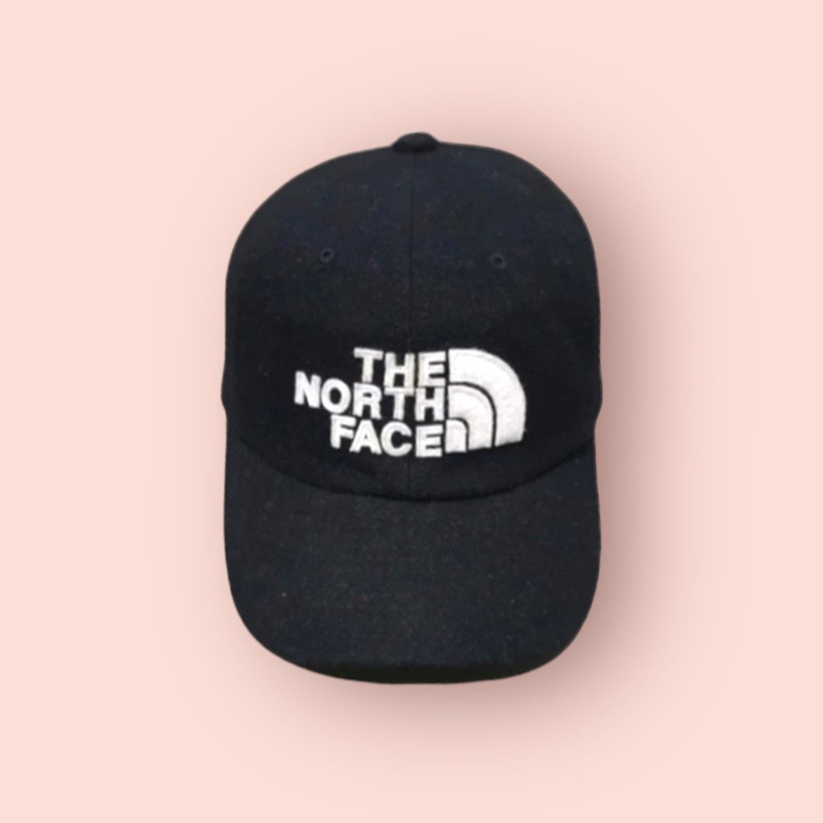 image of Nanamica x Outdoor Cap Tnf Big Logo Embroidered Wools Outdoor Cap in Black, Men's