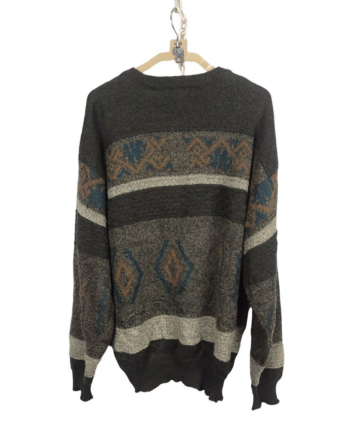 Japanese Brand × Vintage Vintage bi colman distressed knit sweatshirt Size US L / EU 52-54 / 3 - 2 Thumbnail