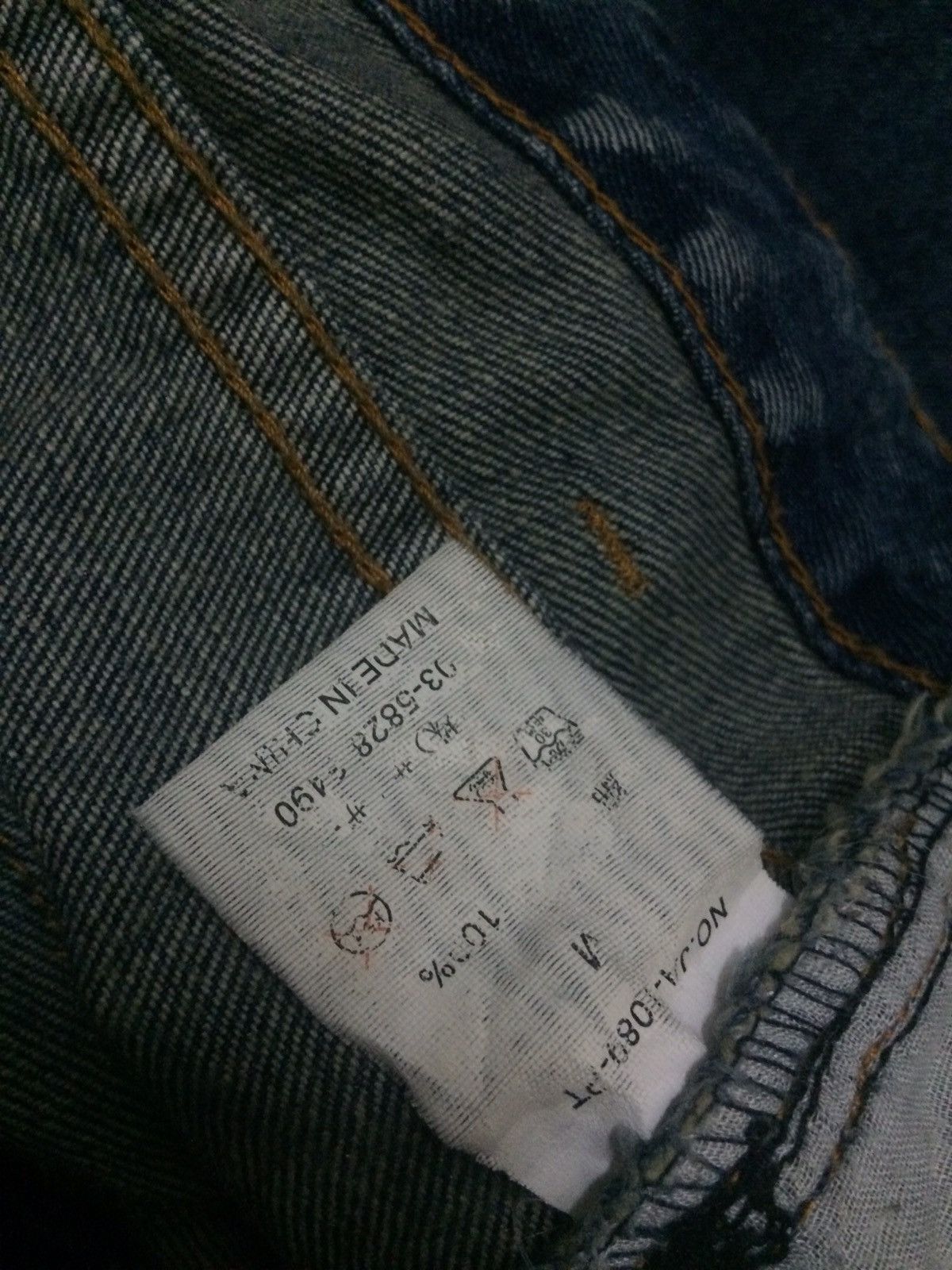 Japanese Brand J+now designer acid wash Jeans Distressed Pant Size US 30 / EU 46 - 13 Thumbnail