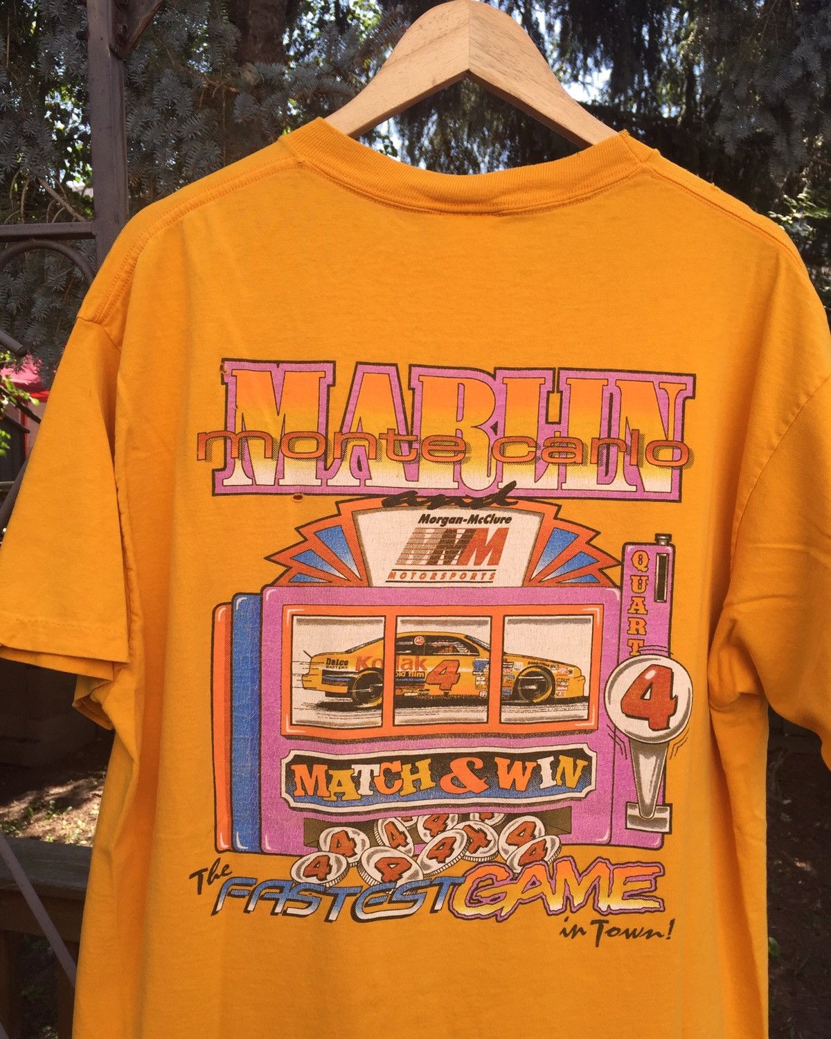 NASCAR × Vintage Vintage 1995 Sterling Marlin Racing Tee Size US XL / EU 56 / 4 - 6 Thumbnail