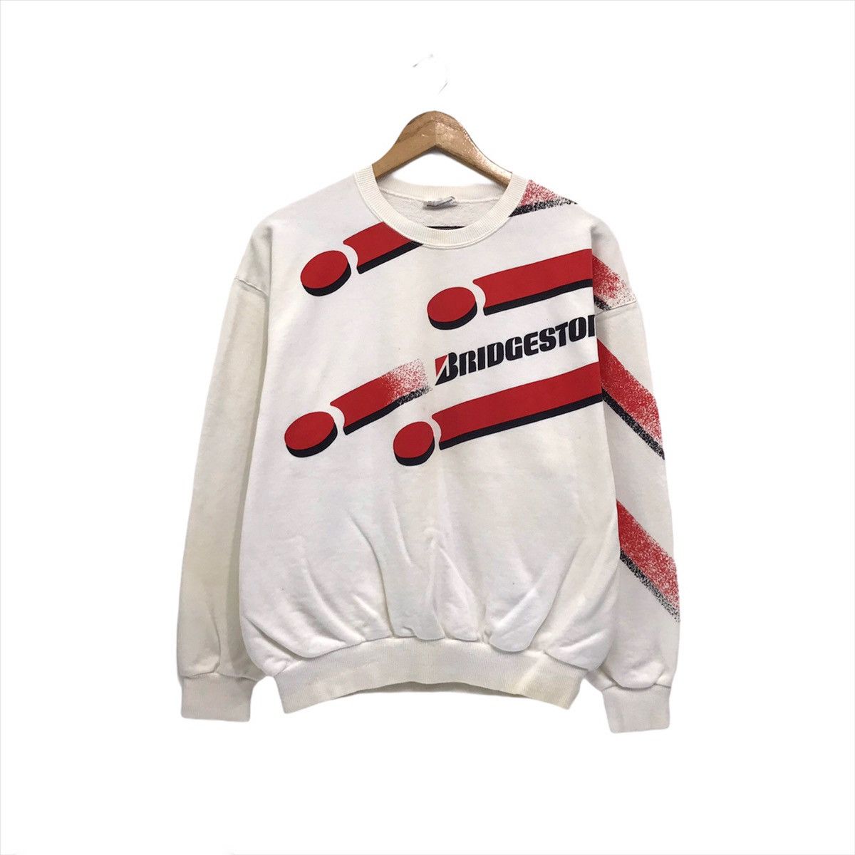 Sports Specialties × Vintage Vintage Bridgestone Sweatshirt Crewneck Biglogo Design Size US M / EU 48-50 / 2 - 1 Thumbnail