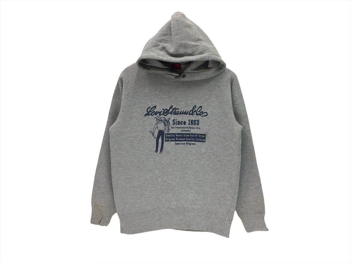 Levi's × Levi's Vintage Clothing × Vintage Vintage Levis Strauss & Co Big Logo Hoddie Size US M / EU 48-50 / 2 - 1 Thumbnail