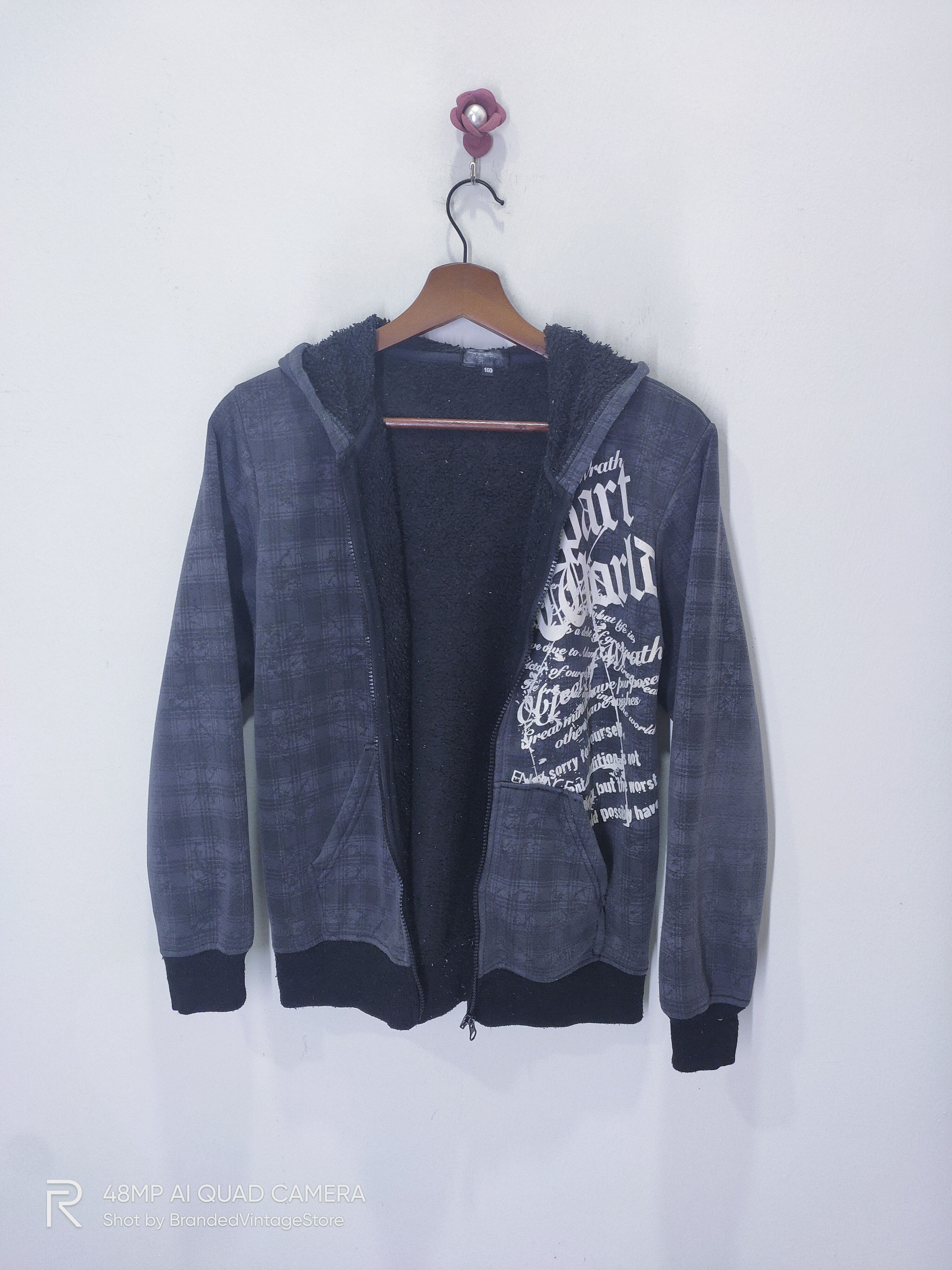 Japanese Brand BEAUMERE Lightning Bolt Fullprinted Sweater Hoodie Jacket Size US M / EU 48-50 / 2 - 3 Thumbnail