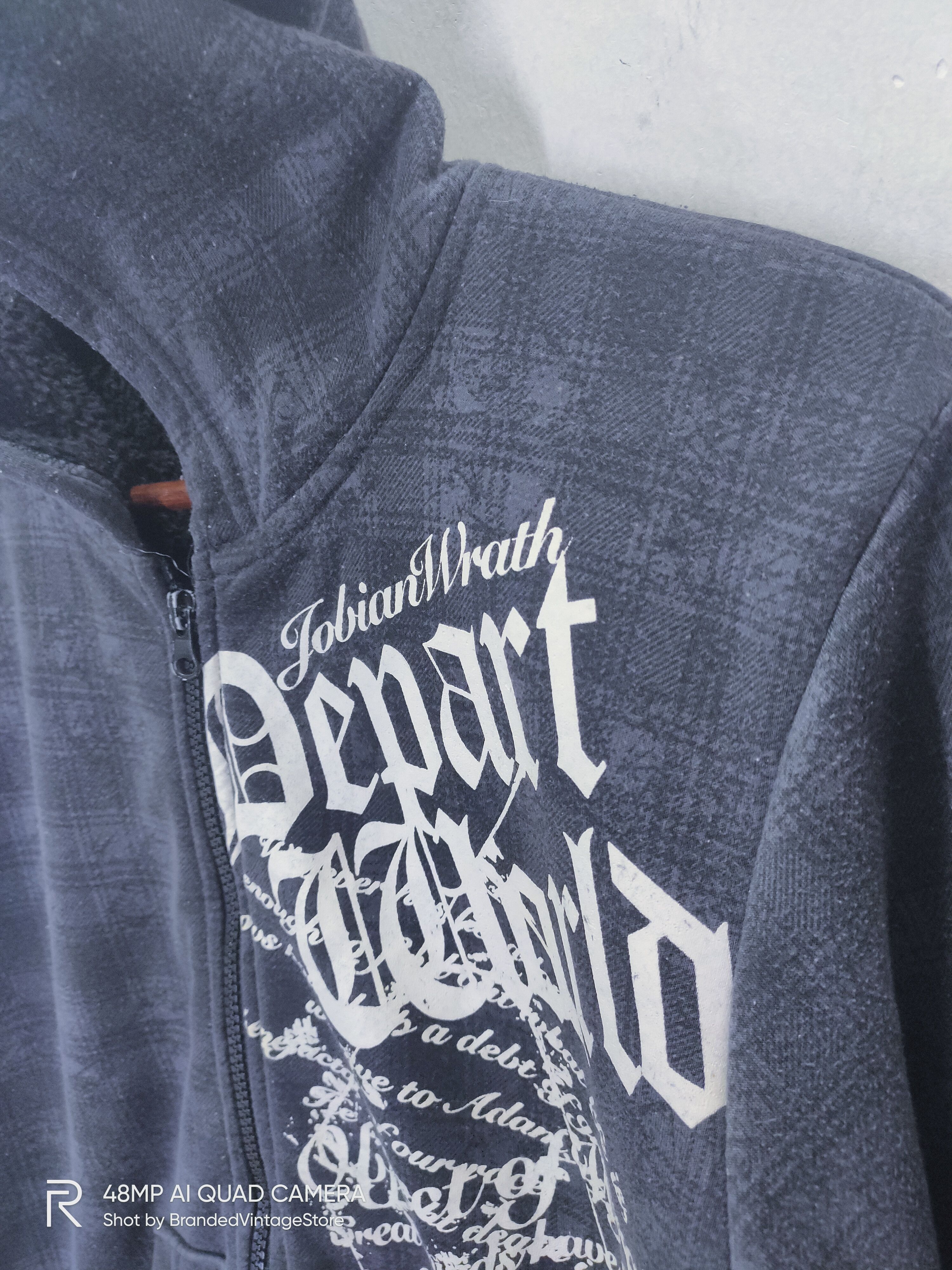 Japanese Brand BEAUMERE Lightning Bolt Fullprinted Sweater Hoodie Jacket Size US M / EU 48-50 / 2 - 11 Thumbnail