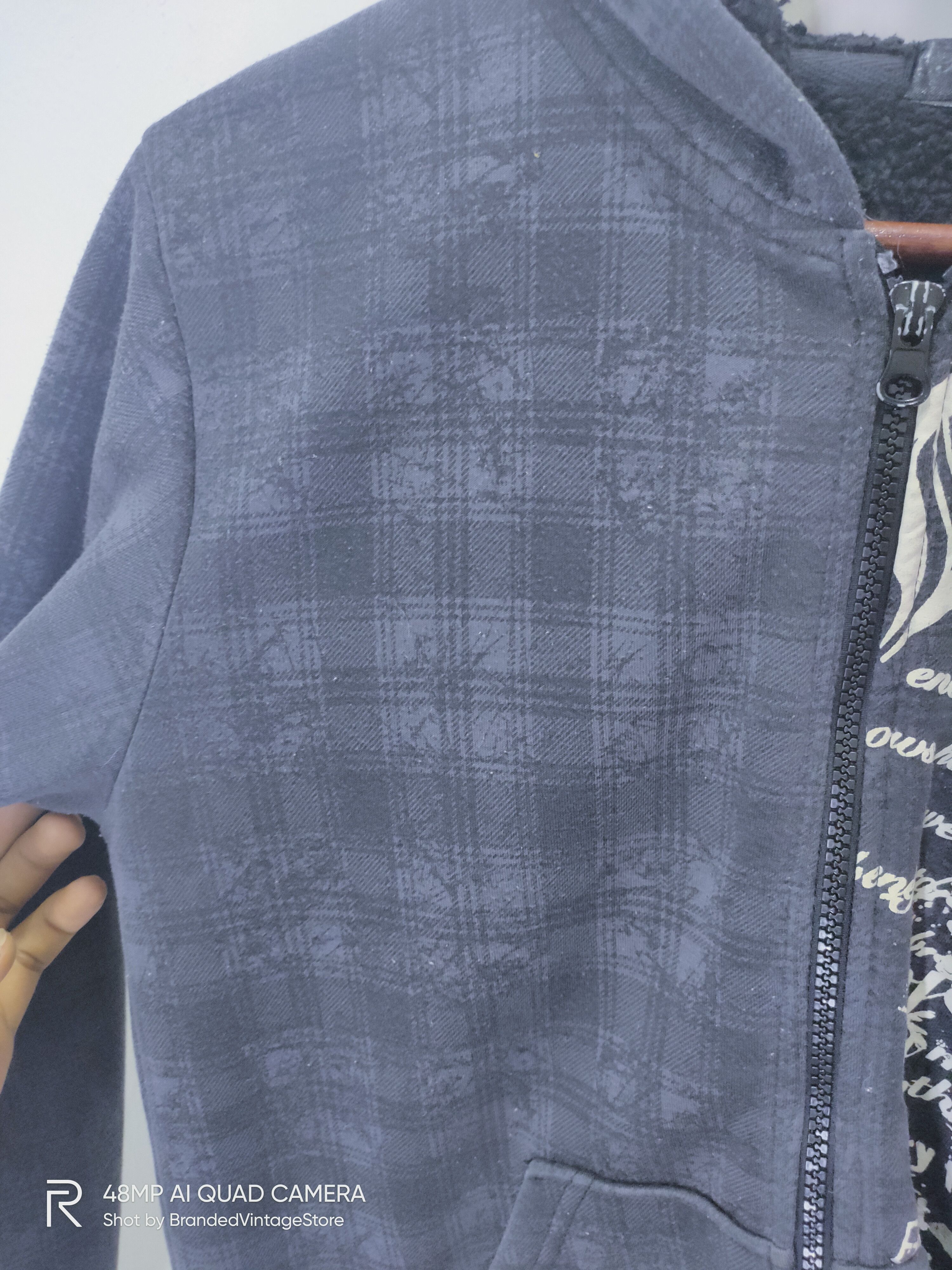 Japanese Brand BEAUMERE Lightning Bolt Fullprinted Sweater Hoodie Jacket Size US M / EU 48-50 / 2 - 13 Thumbnail
