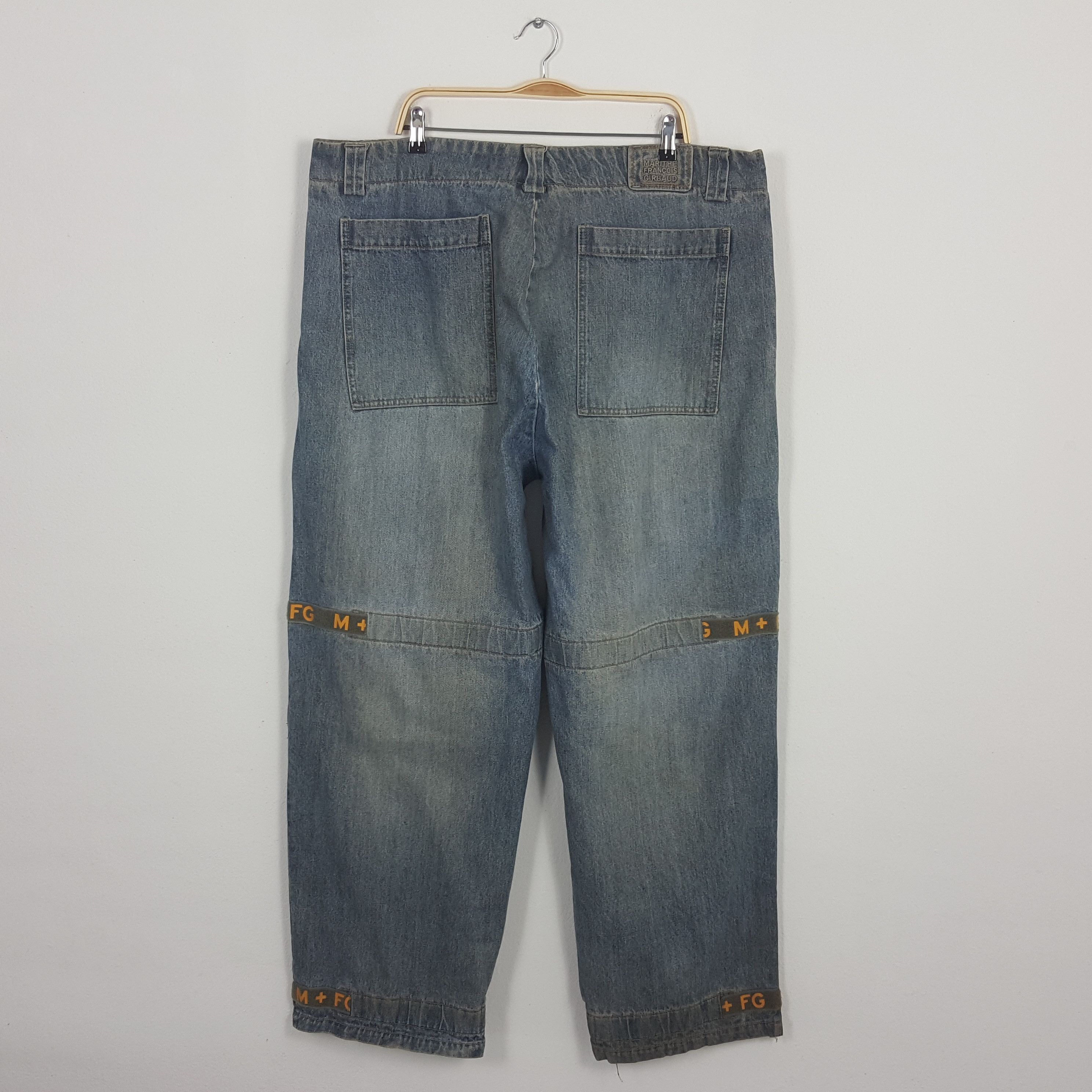 Marithe + Francois Girbaud × Vintage Vintage MARITHE FRANCOIS GIRBAUD Big Cutting Design Jeans Size US 44 / EU 60 - 4 Thumbnail