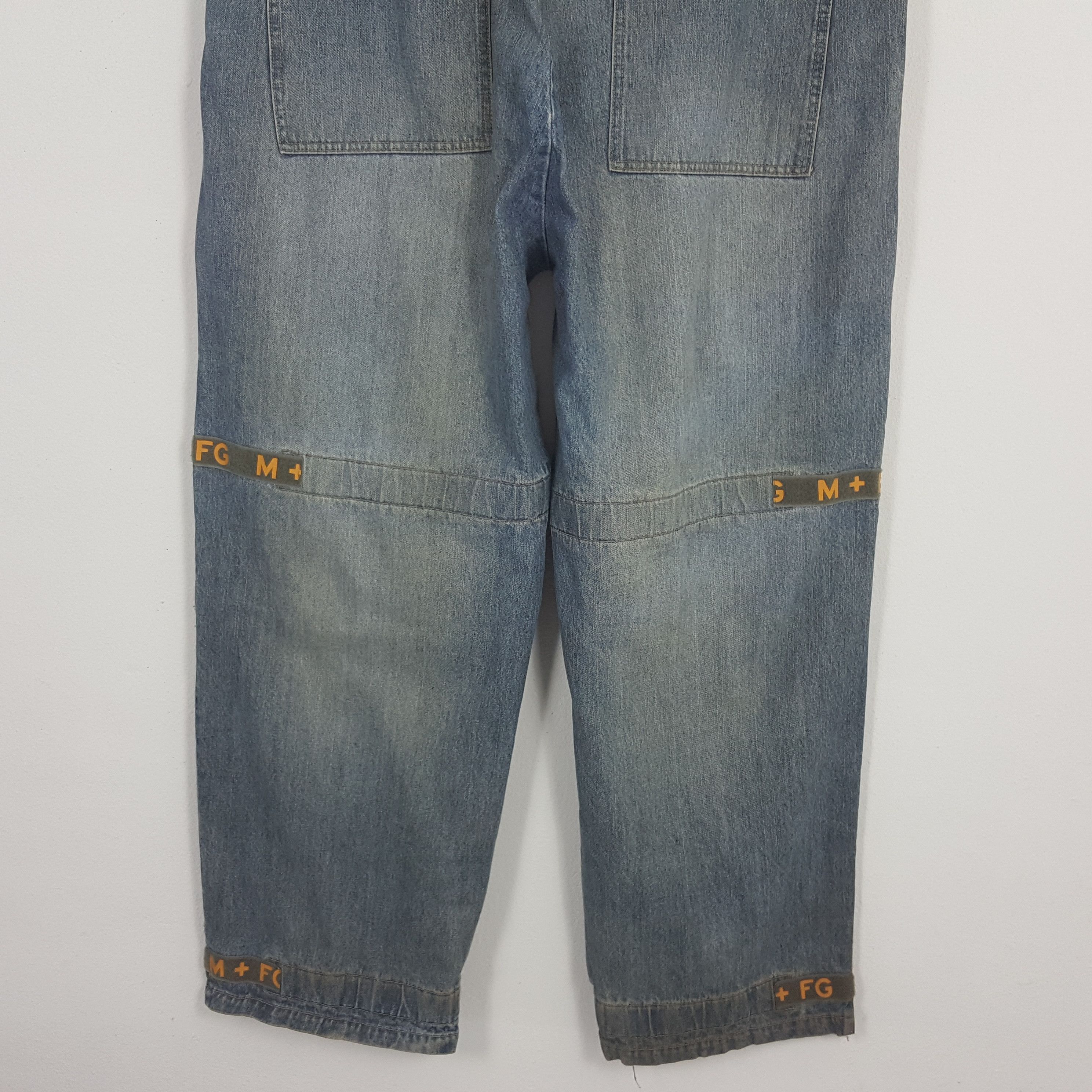 Marithe + Francois Girbaud × Vintage Vintage MARITHE FRANCOIS GIRBAUD Big Cutting Design Jeans Size US 44 / EU 60 - 6 Thumbnail