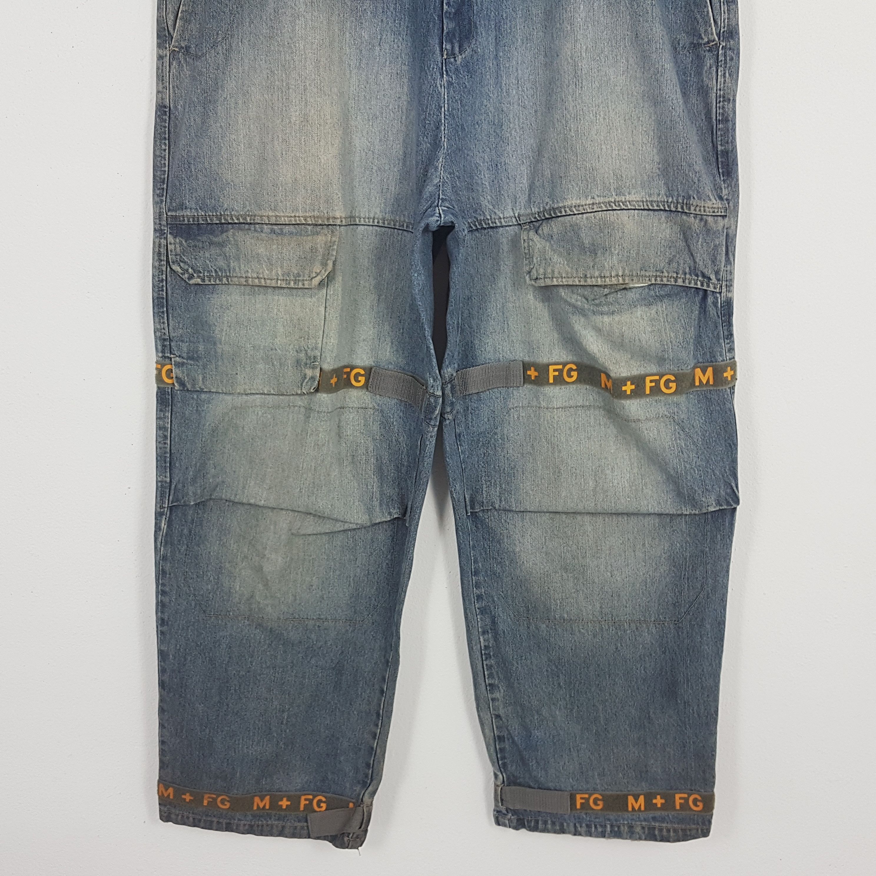 Marithe + Francois Girbaud × Vintage Vintage MARITHE FRANCOIS GIRBAUD Big Cutting Design Jeans Size US 44 / EU 60 - 3 Thumbnail