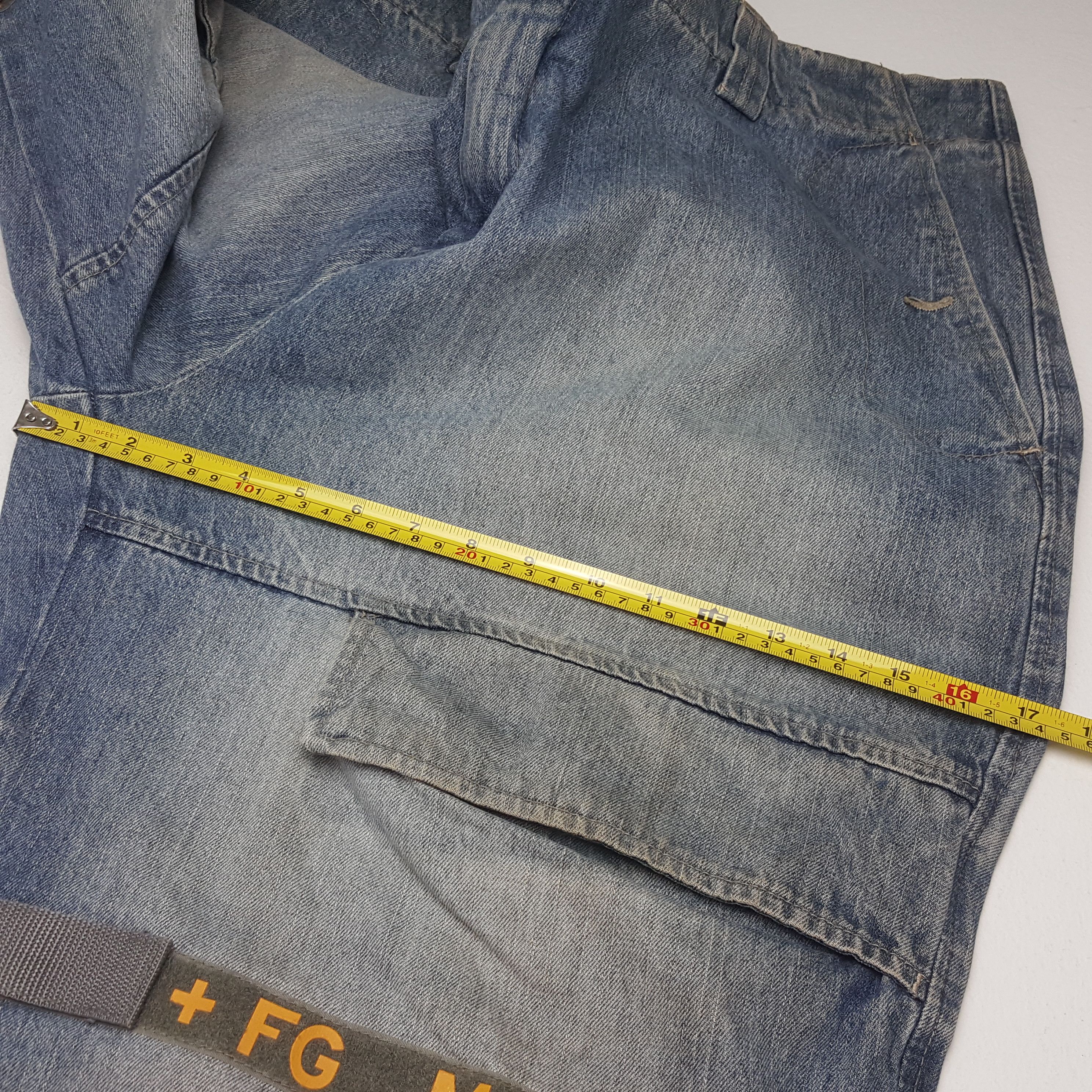 Marithe + Francois Girbaud × Vintage Vintage MARITHE FRANCOIS GIRBAUD Big Cutting Design Jeans Size US 44 / EU 60 - 9 Thumbnail