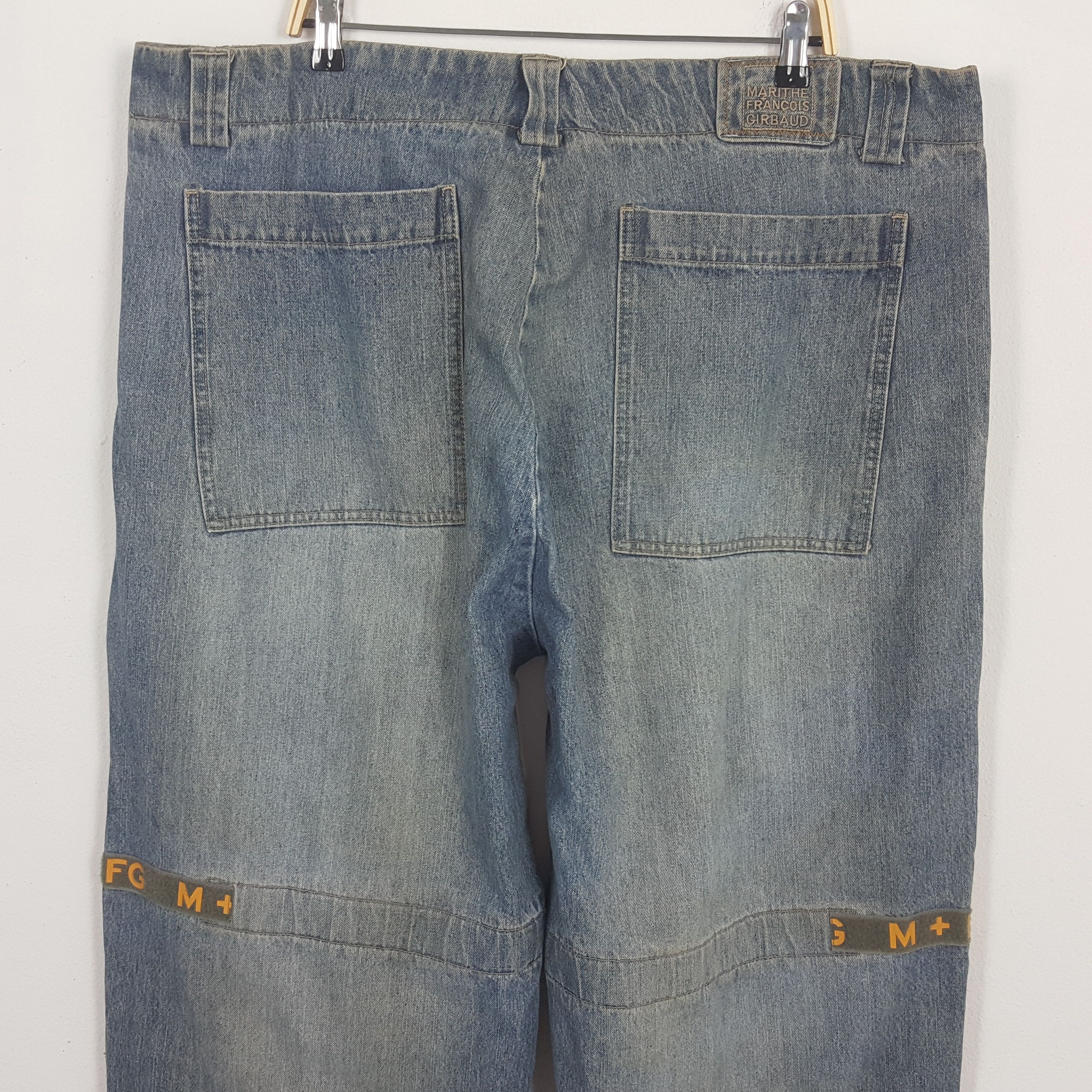 Marithe + Francois Girbaud × Vintage Vintage MARITHE FRANCOIS GIRBAUD Big Cutting Design Jeans Size US 44 / EU 60 - 5 Thumbnail