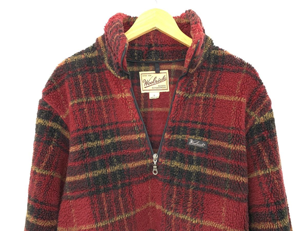 Woolrich Woolen Mills 🏖 Woolrich Outdoor Deep Pile Retro X Fleece Pull Over Jacket Size US S / EU 44-46 / 1 - 5 Thumbnail