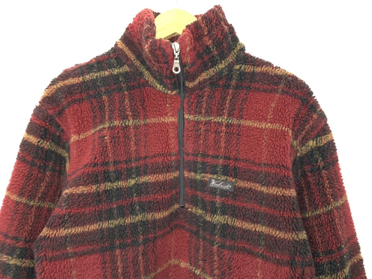 Woolrich Woolen Mills 🏖 Woolrich Outdoor Deep Pile Retro X Fleece Pull Over Jacket Size US S / EU 44-46 / 1 - 2 Thumbnail