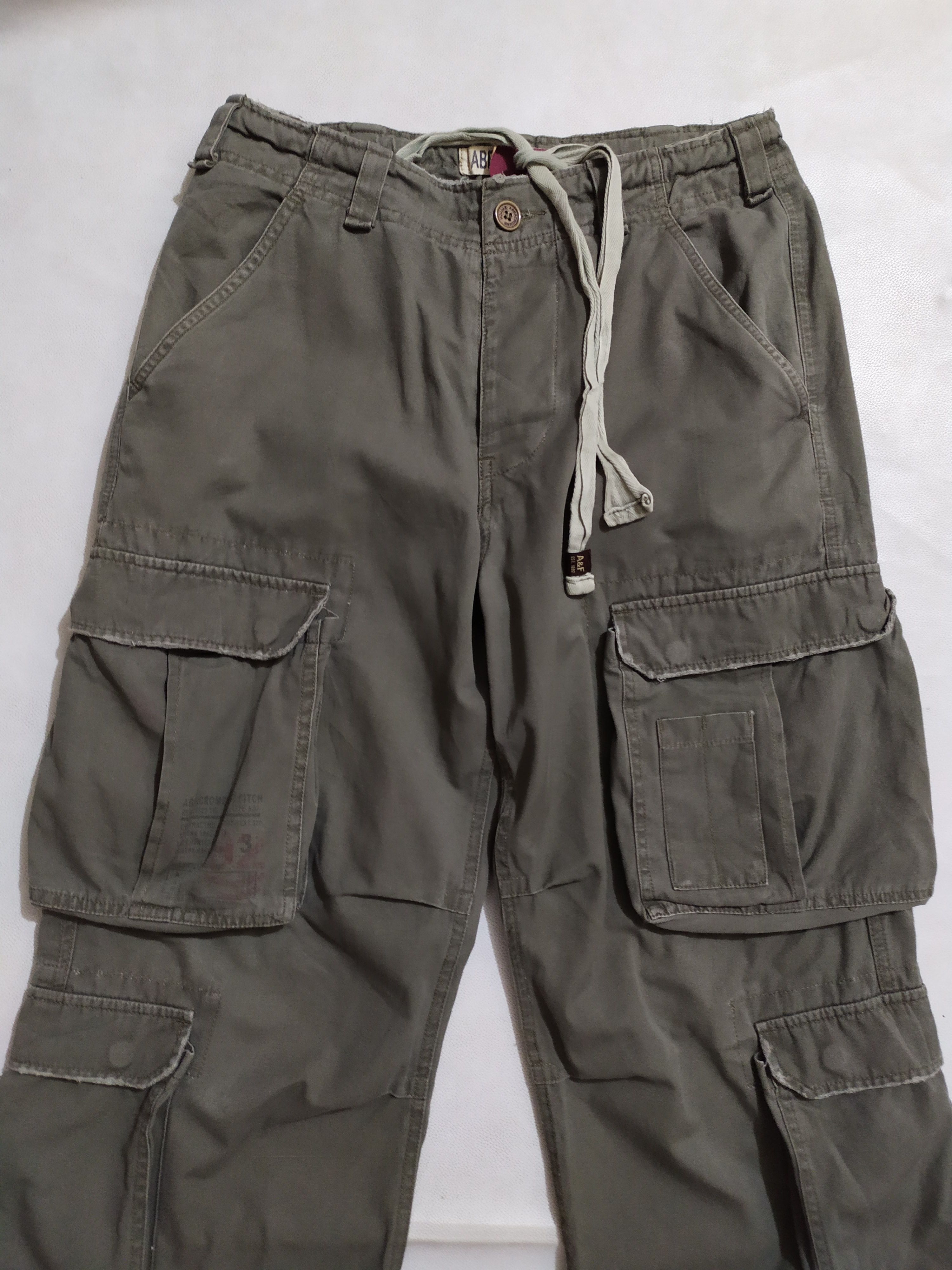 Abercrombie & Fitch 🔥Abercrombie & Fitch Multipocket Cargo Tactical Pants Size US 32 / EU 48 - 6 Thumbnail