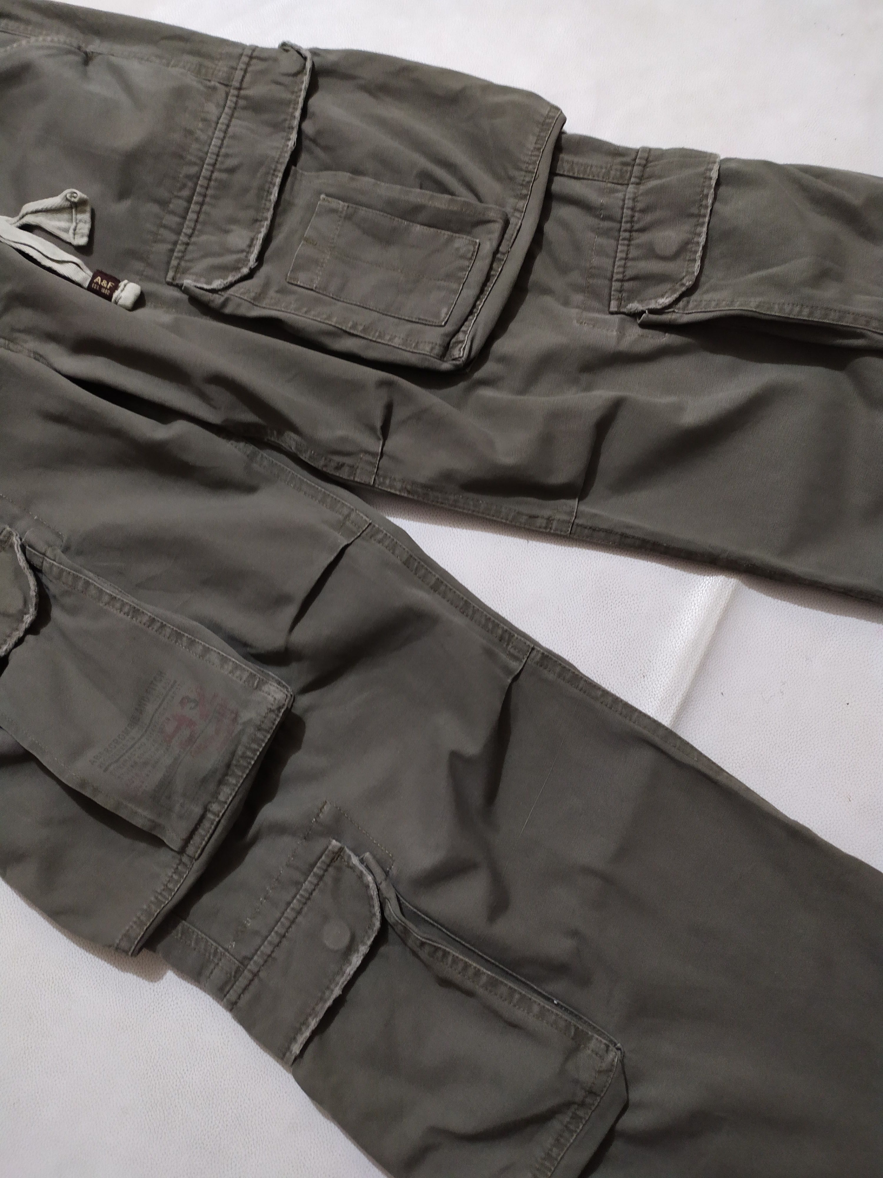 Abercrombie & Fitch 🔥Abercrombie & Fitch Multipocket Cargo Tactical Pants Size US 32 / EU 48 - 9 Thumbnail