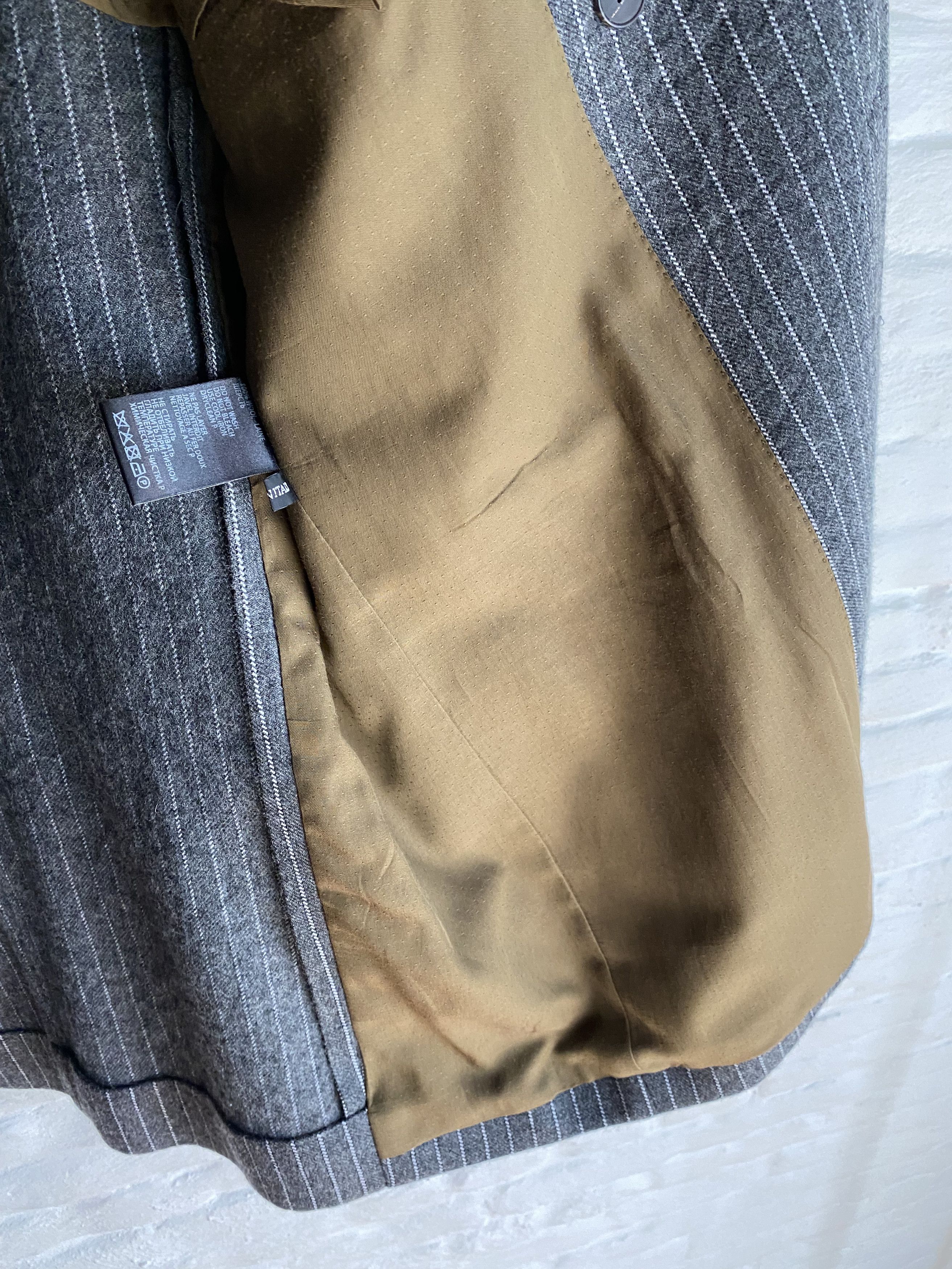 Haider Ackermann HA Wool Stripe Double breasted Blazer Size 52 Size US L / EU 52-54 / 3 - 6 Thumbnail