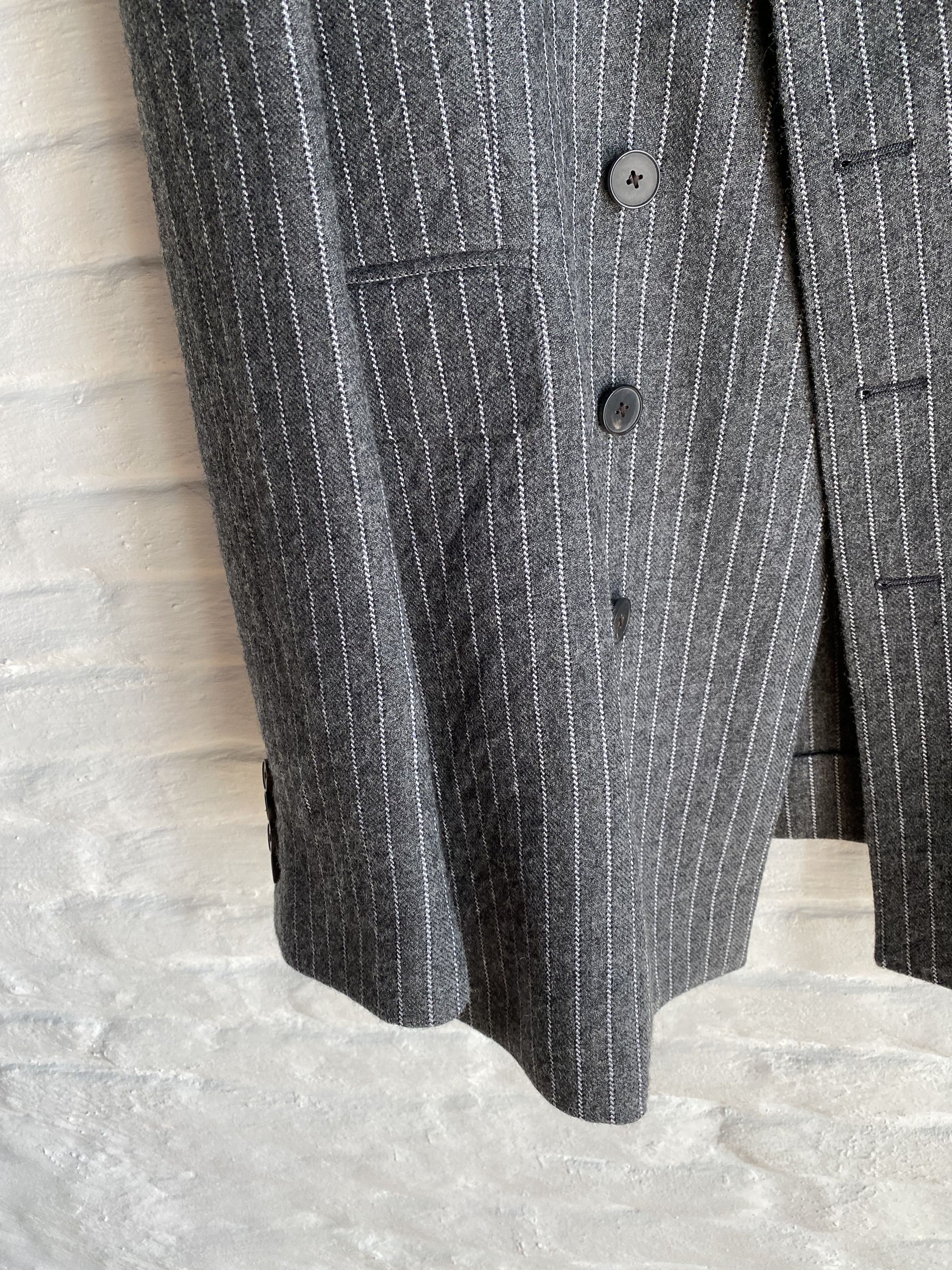 Haider Ackermann HA Wool Stripe Double breasted Blazer Size 52 Size US L / EU 52-54 / 3 - 2 Thumbnail
