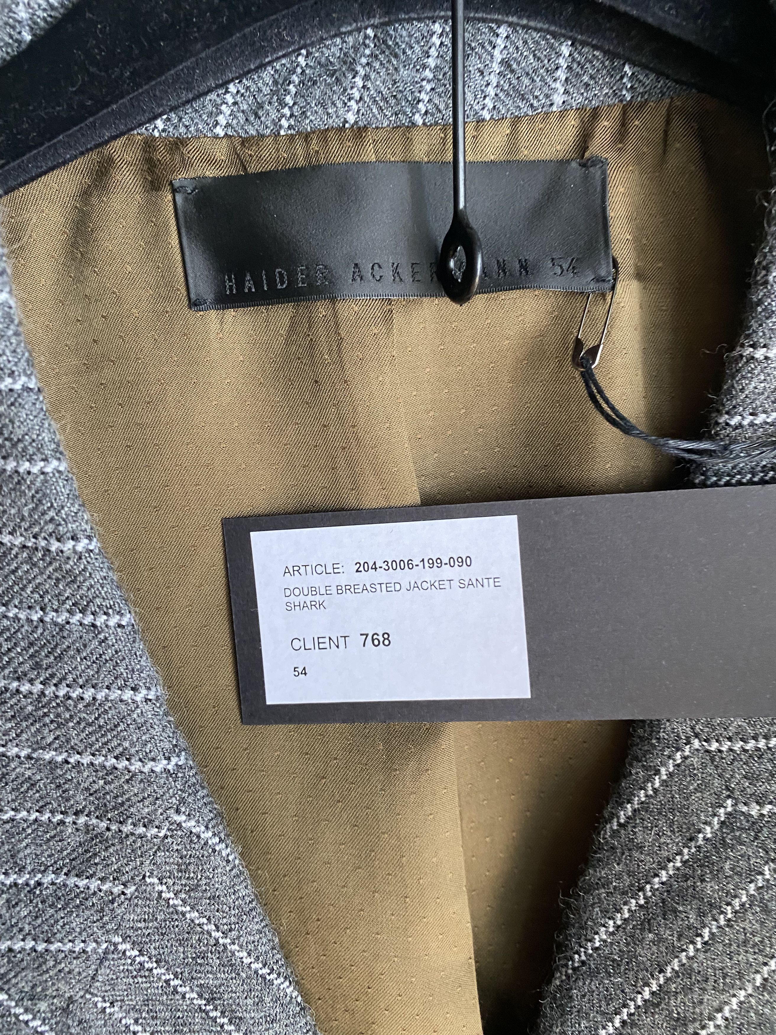 Haider Ackermann HA Wool Stripe Double breasted Blazer Size 52 Size US L / EU 52-54 / 3 - 4 Thumbnail