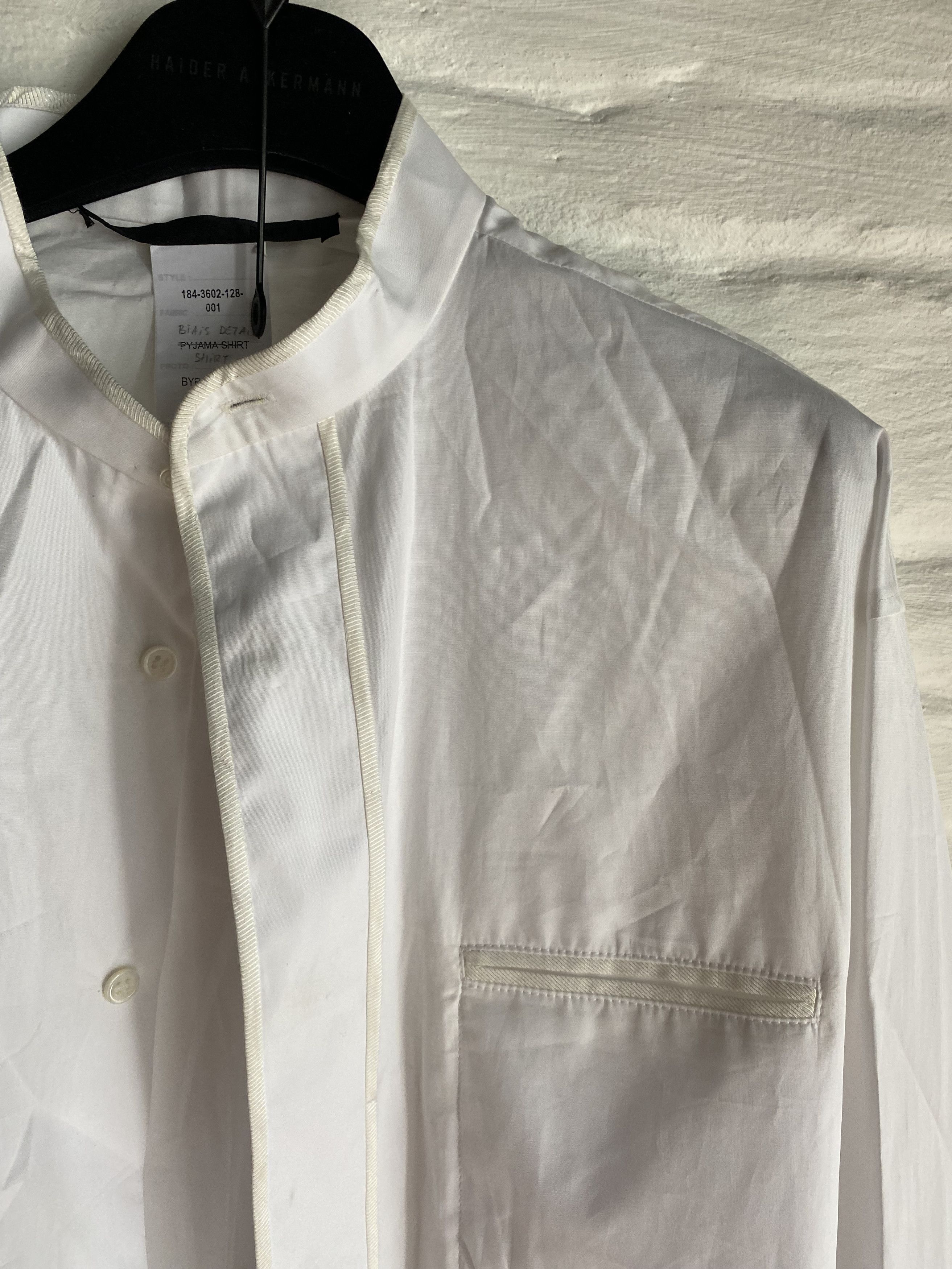 Haider Ackermann White Oversized Shirt Size US S / EU 44-46 / 1 - 2 Thumbnail