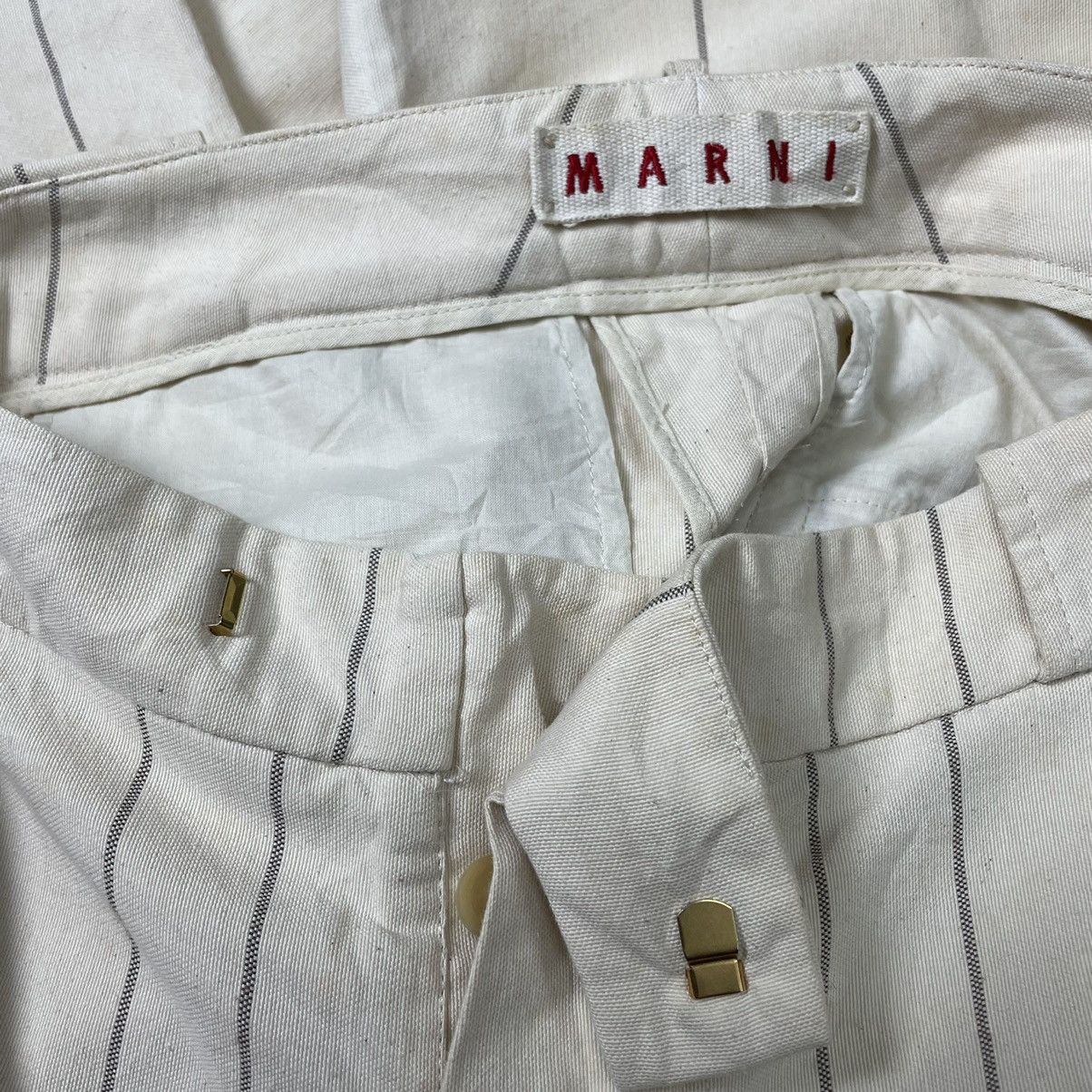 Marni 🔥MARNI STRIPED CASUAL PANTS Size 30" / US 8 / IT 44 - 6 Thumbnail