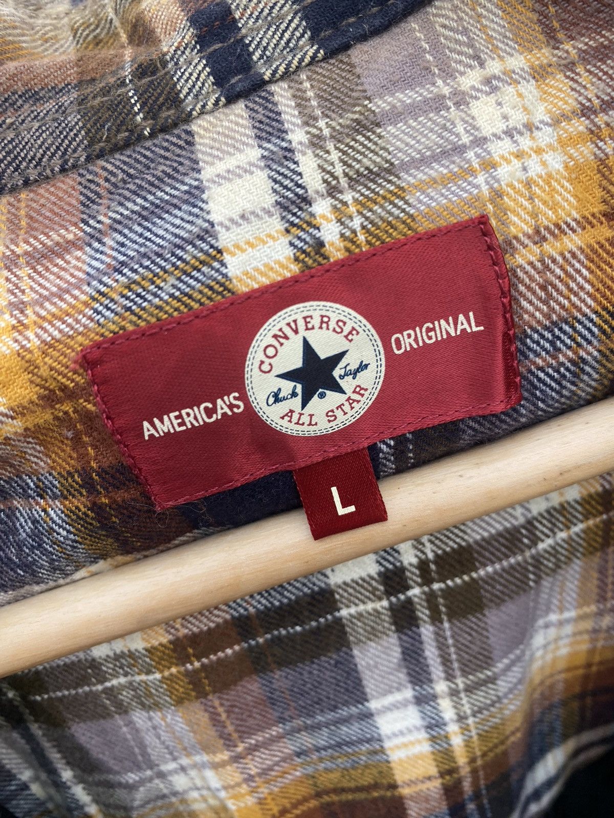 Converse × Flannel Converse Shadow Plaid Quilted Flannel Size US L / EU 52-54 / 3 - 7 Thumbnail