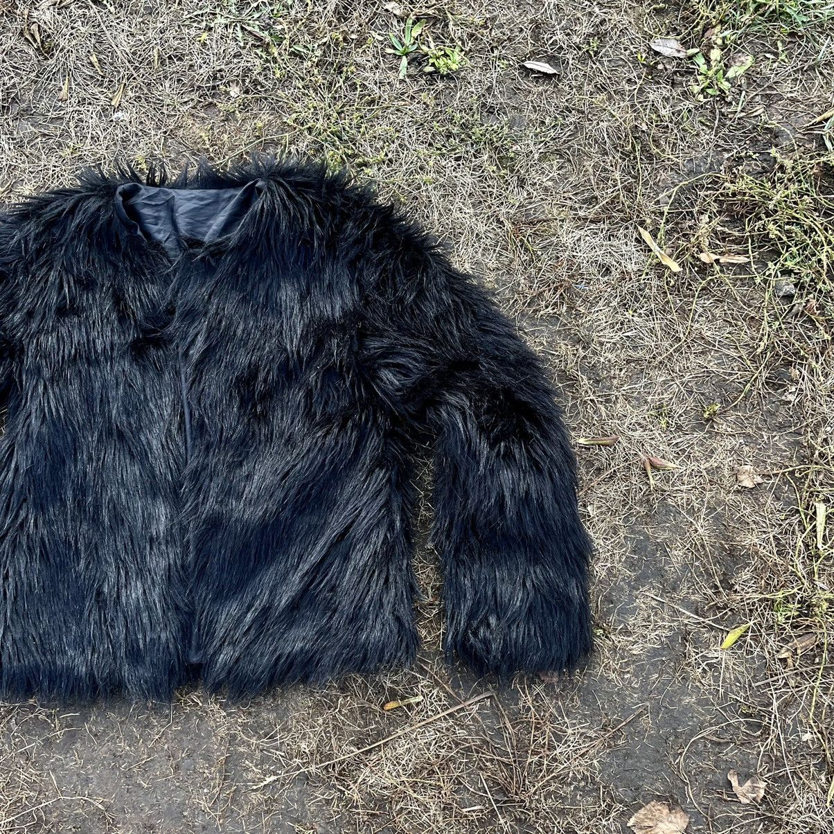 If Six Was Nine Vintage Y2K Jacket Distressed Mohair Vamp M Size M / US 6-8 / IT 42-44 - 3 Thumbnail