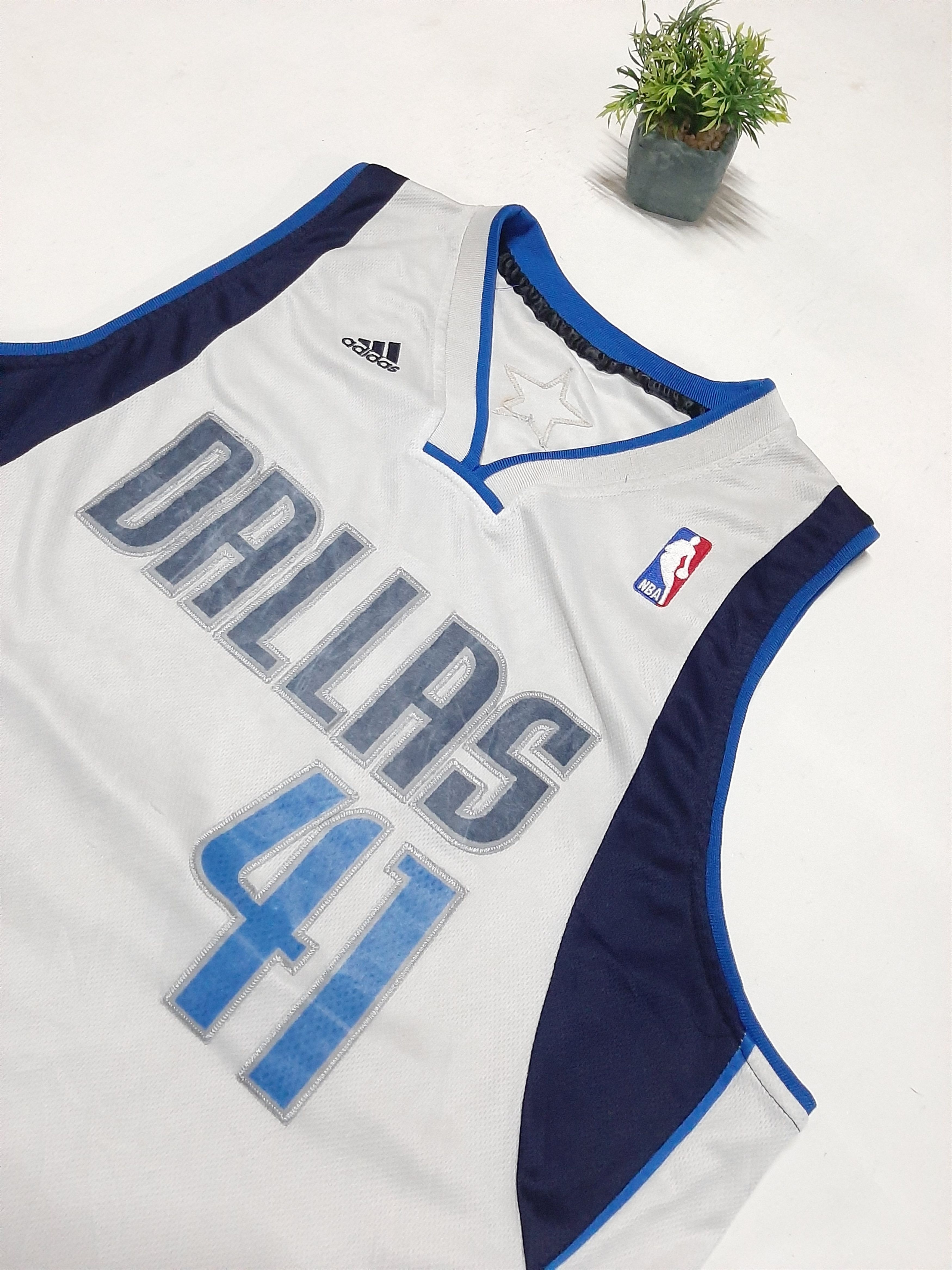 NBA × Vintage VINTAGE NBA DALLAS NOWITZKI TANK TOP JERSEY Size US L / EU 52-54 / 3 - 2 Thumbnail
