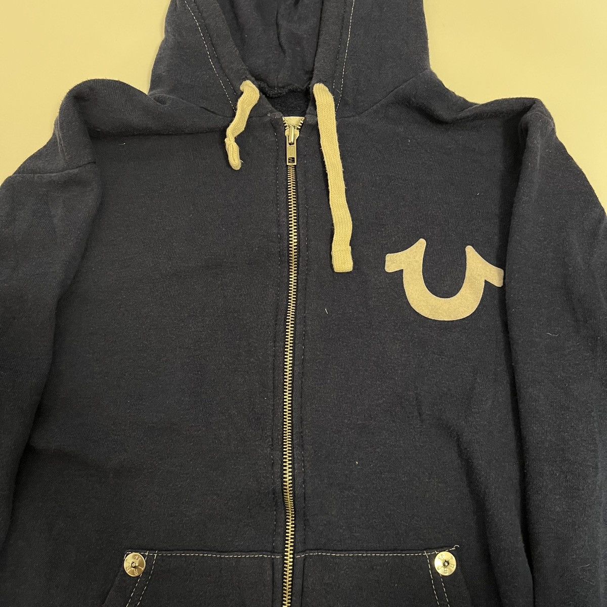 True Religion True Religion navy hoodie zip sportswear drip vintage y2k Size S / US 4 / IT 40 - 3 Thumbnail