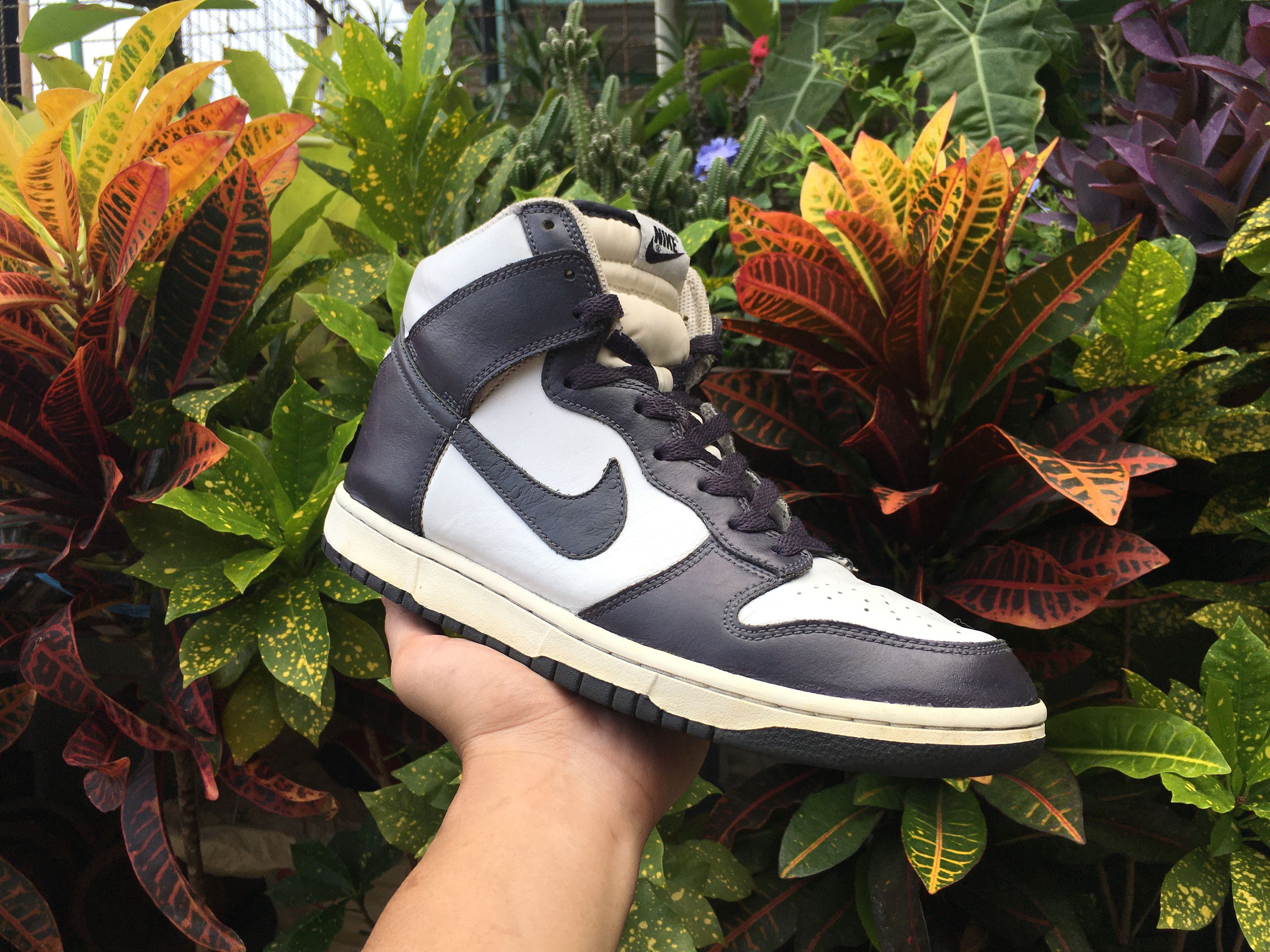 Nike Nike Dunk High Ostrich Swoosh White Gridiron Size US 9.5 / EU 42-43 - 1 Thumbnail