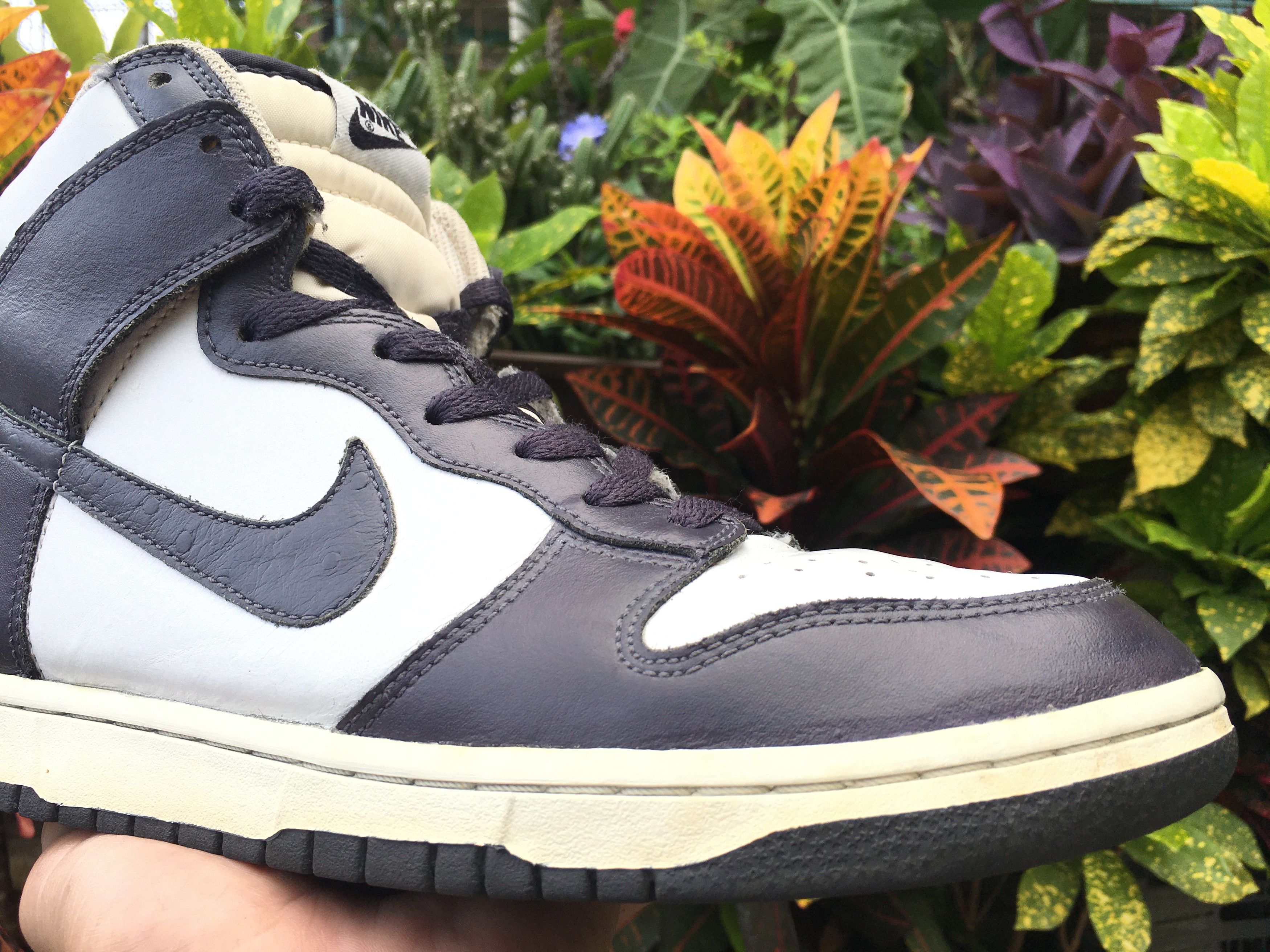 Nike Nike Dunk High Ostrich Swoosh White Gridiron Size US 9.5 / EU 42-43 - 19 Thumbnail