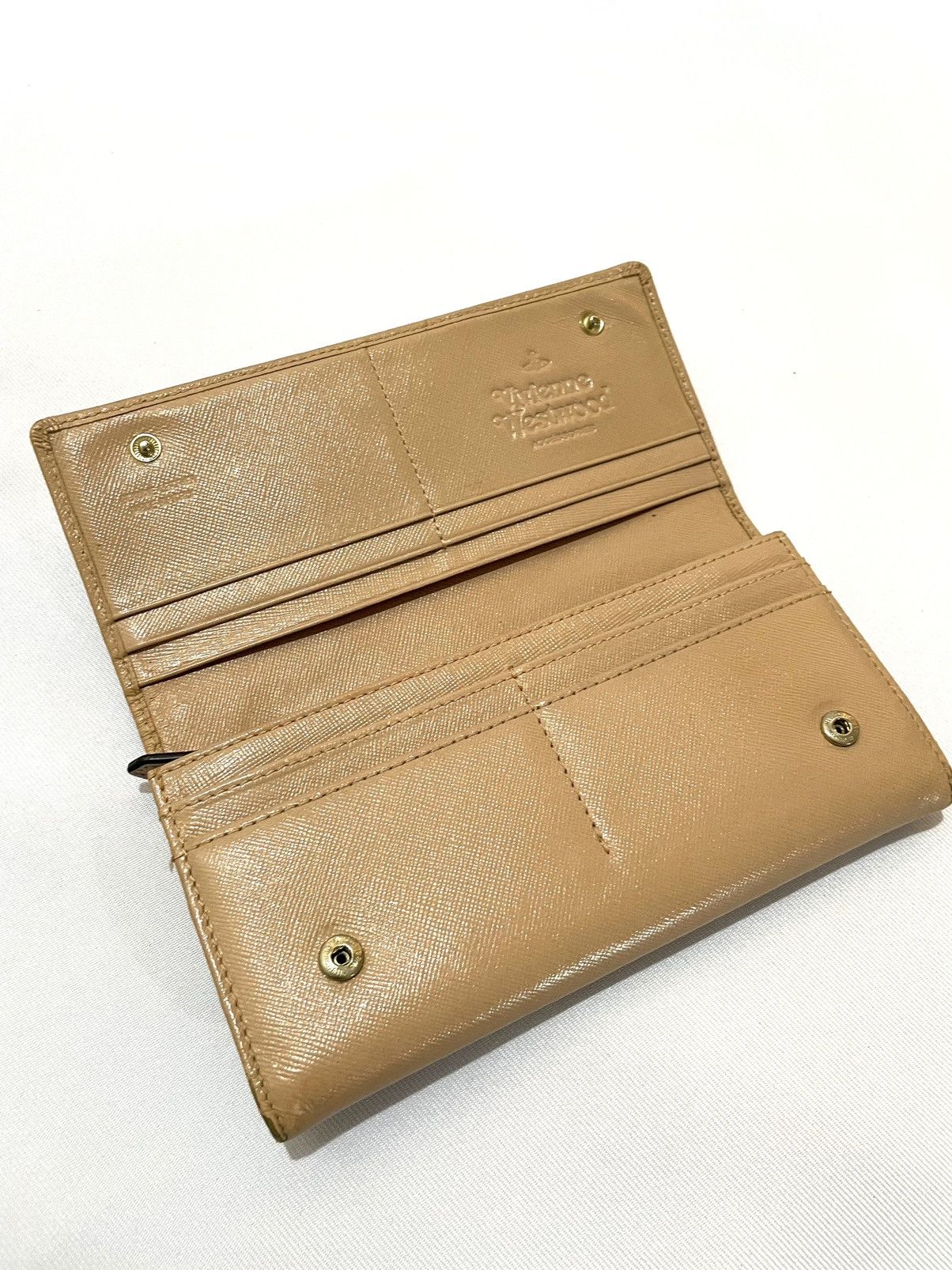 Vivienne Westwood Sale‼️Saffiano Leather Long Wallet Size ONE SIZE - 1 Thumbnail