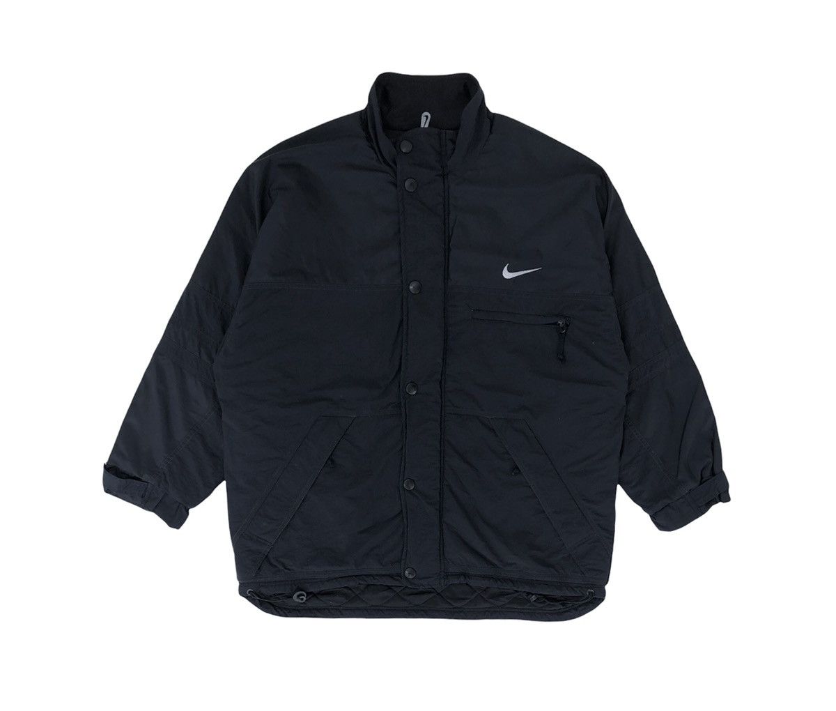Nike Vintage 90s Nike Quilted Lined Jacket Size US L / EU 52-54 / 3 - 4 Thumbnail