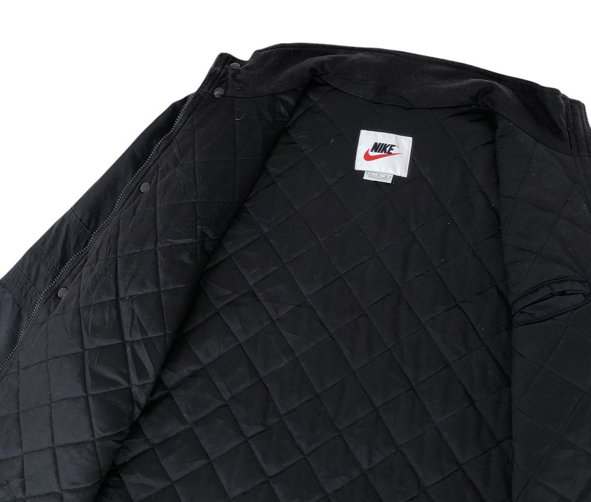 Nike Vintage 90s Nike Quilted Lined Jacket Size US L / EU 52-54 / 3 - 6 Thumbnail