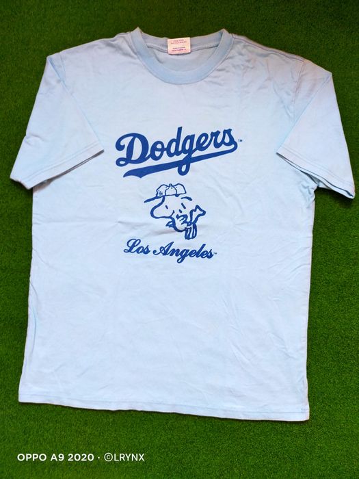 MLB RARE LA DODGERS X PEANUTS X MLB TSHIRT Grailed
