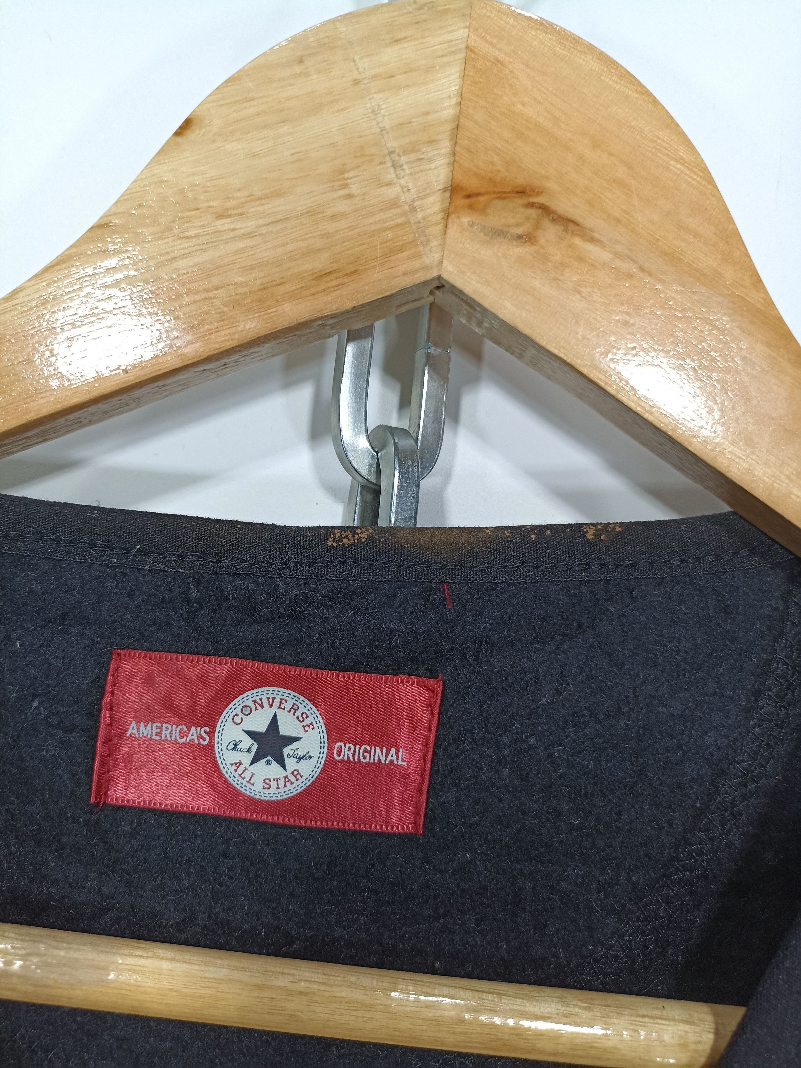Converse × Vintage Vintage Converse Snap Button Cardigan Size US M / EU 48-50 / 2 - 4 Thumbnail