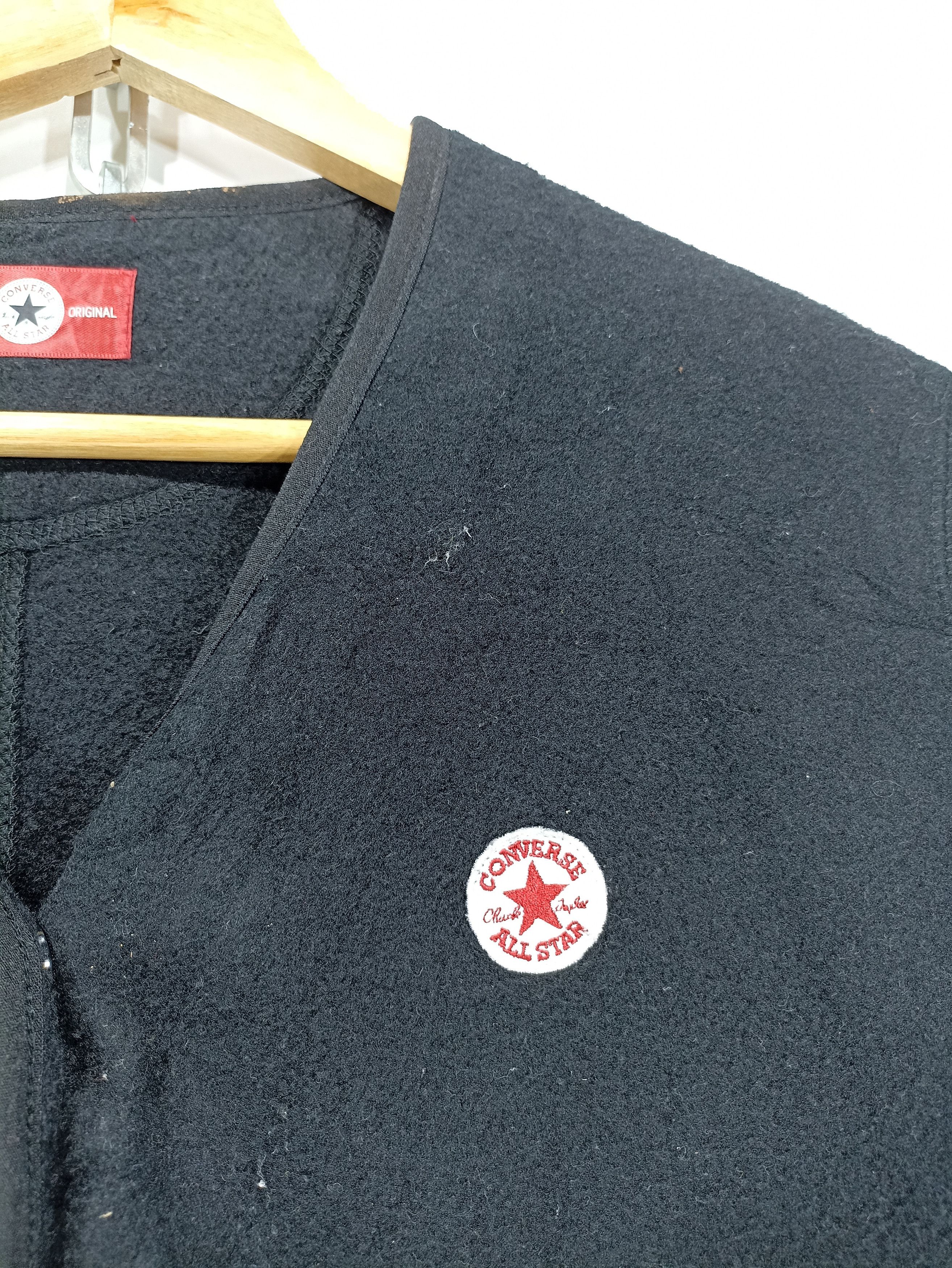 Converse × Vintage Vintage Converse Snap Button Cardigan Size US M / EU 48-50 / 2 - 3 Thumbnail