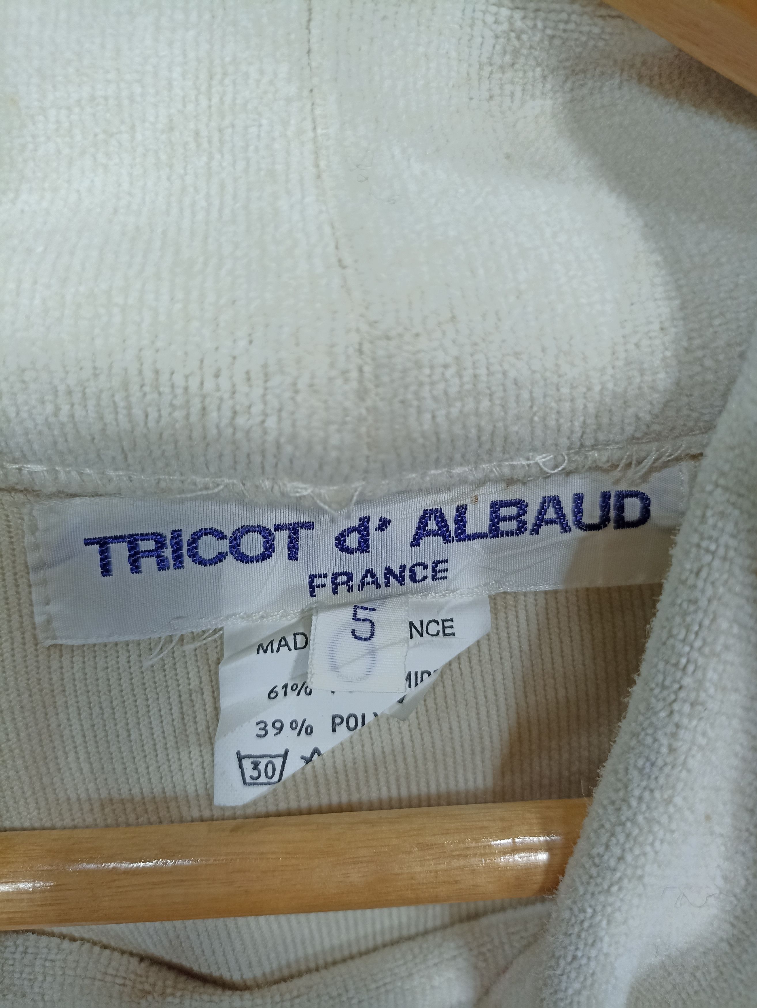 Designer × Vintage Vintage Tricot D' Albaud Tutleneck Sweatshirts Size US L / EU 52-54 / 3 - 4 Thumbnail