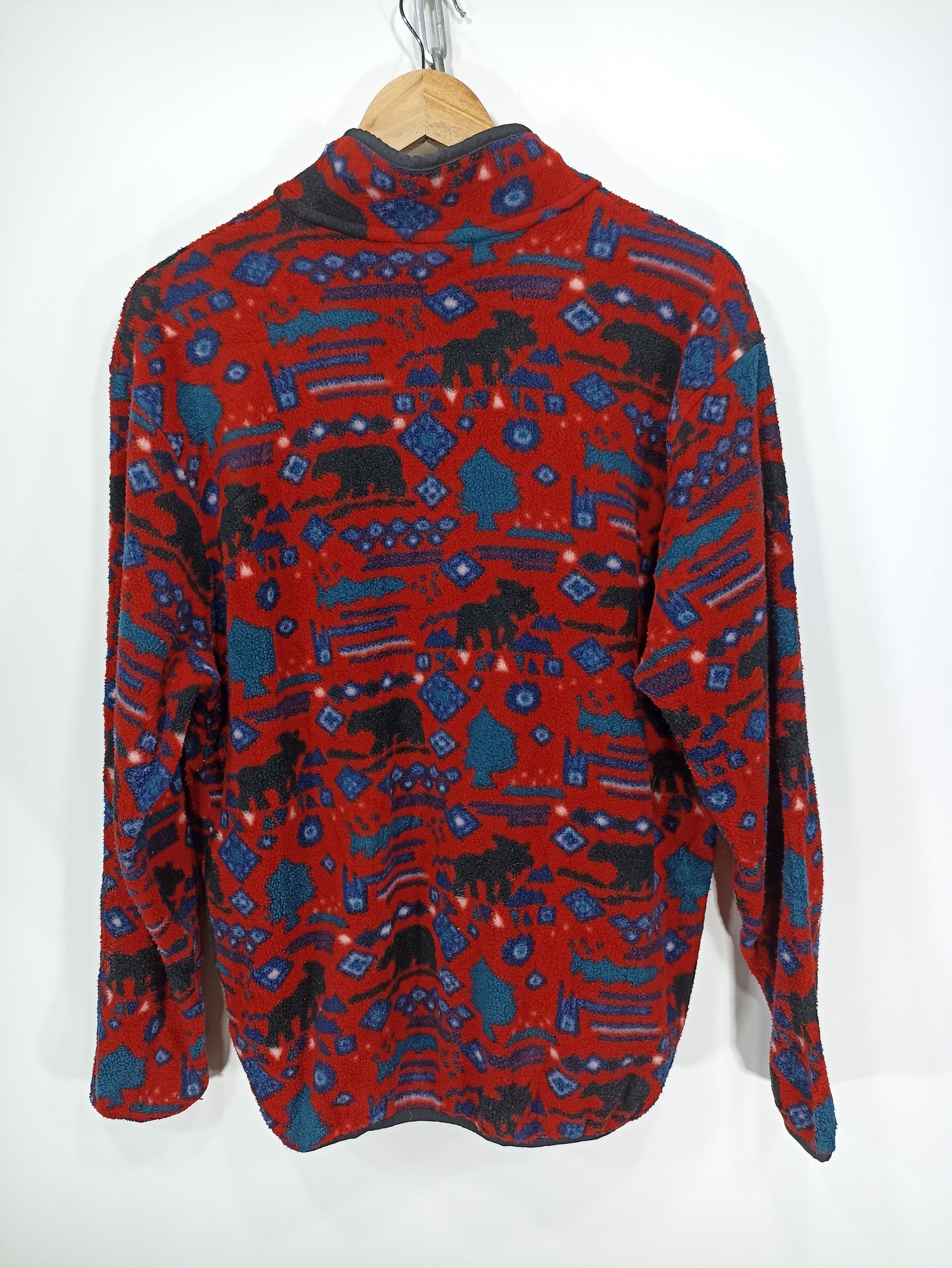L.L. Bean × Vintage Vintage Ll Bean Fleece Printed Size US L / EU 52-54 / 3 - 3 Thumbnail
